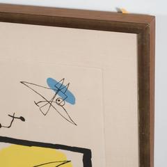 Joan Miro "the Birds" 'M. 241' Lithograph Printed in Colors, 1956