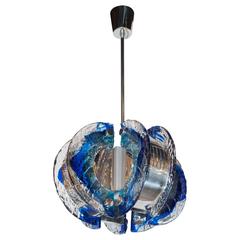 Mid-Century Modernist Murano Glass Chandelier by Angelo Brotto for Esperia 6
