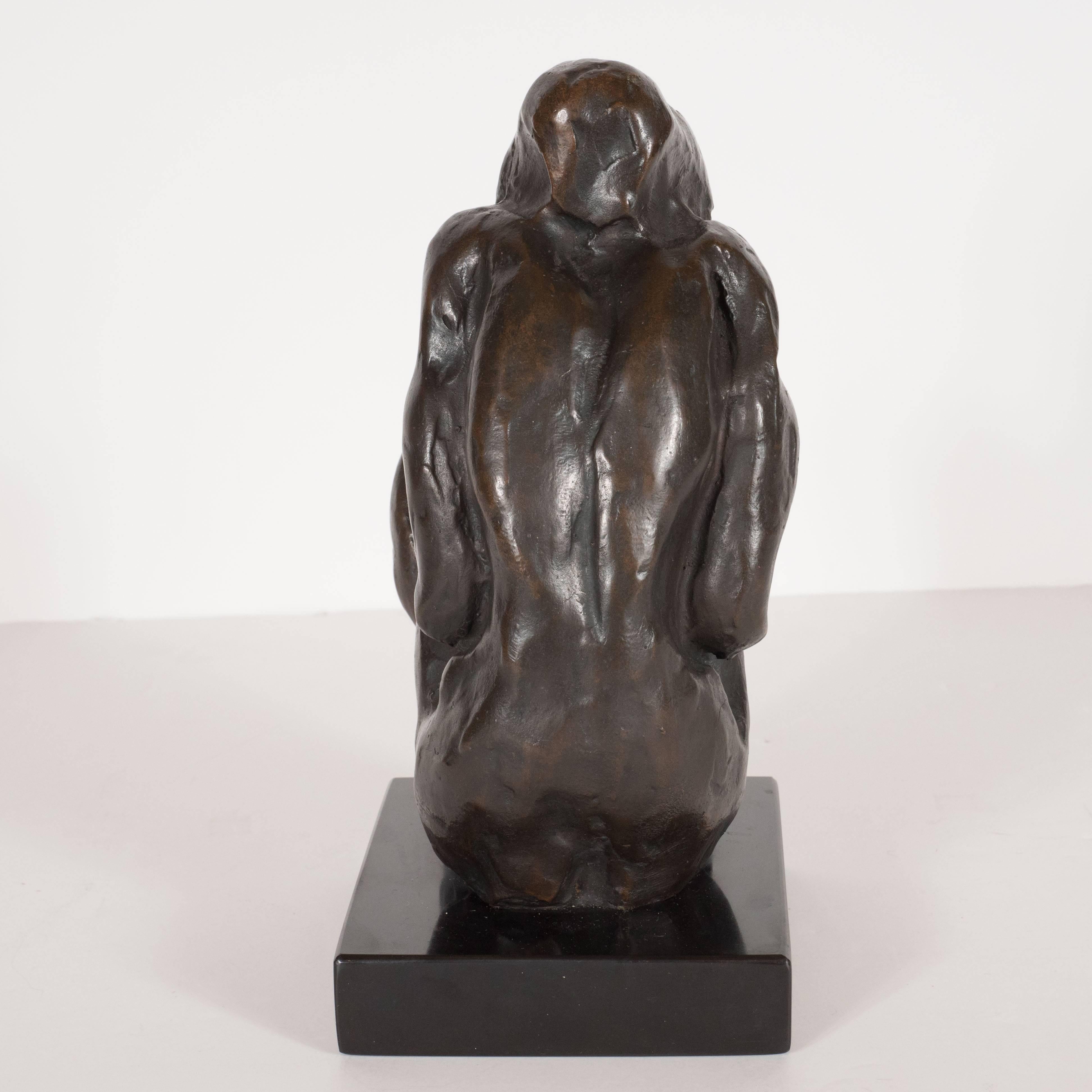 American Bronze on Marble Base 