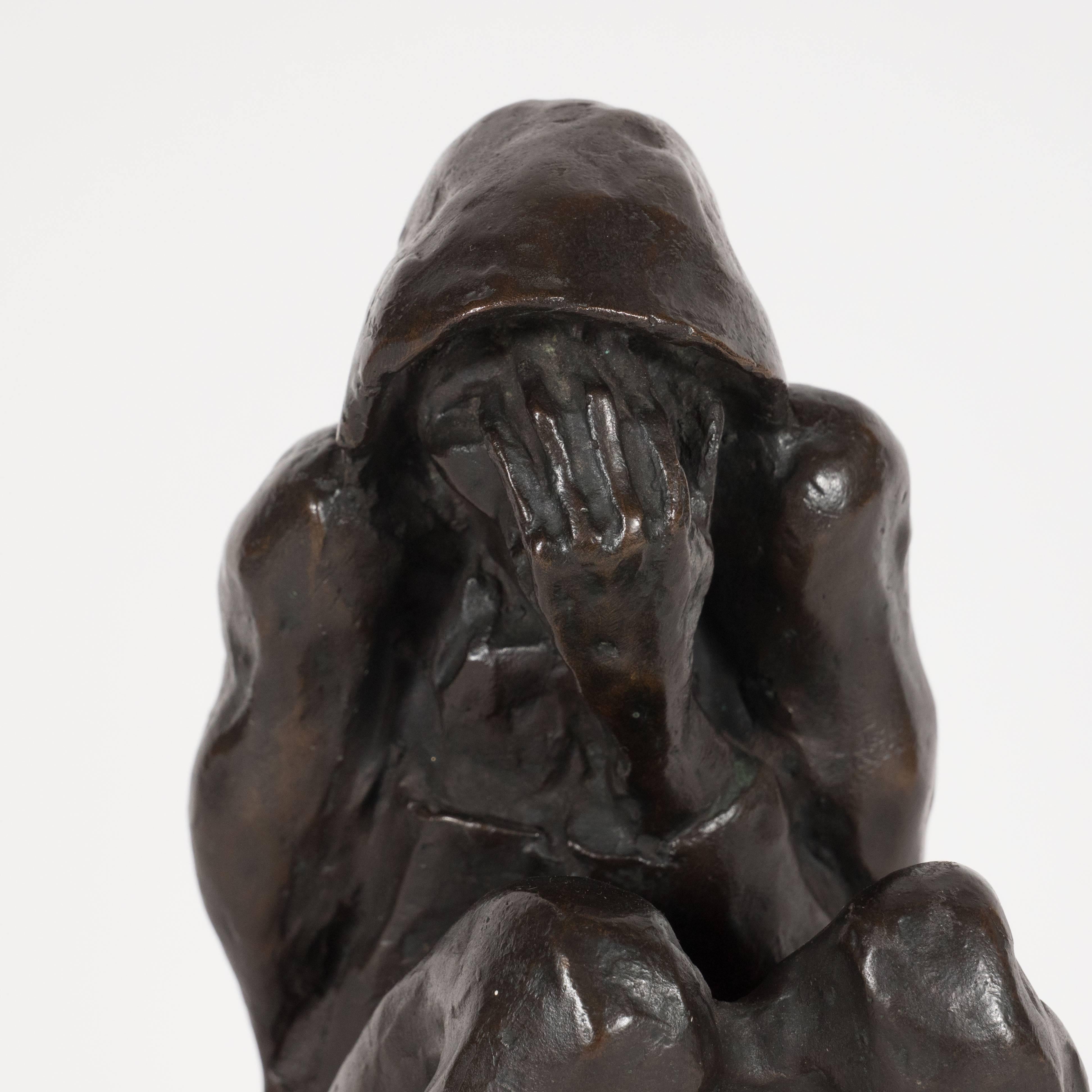 Bronze on Marble Base 