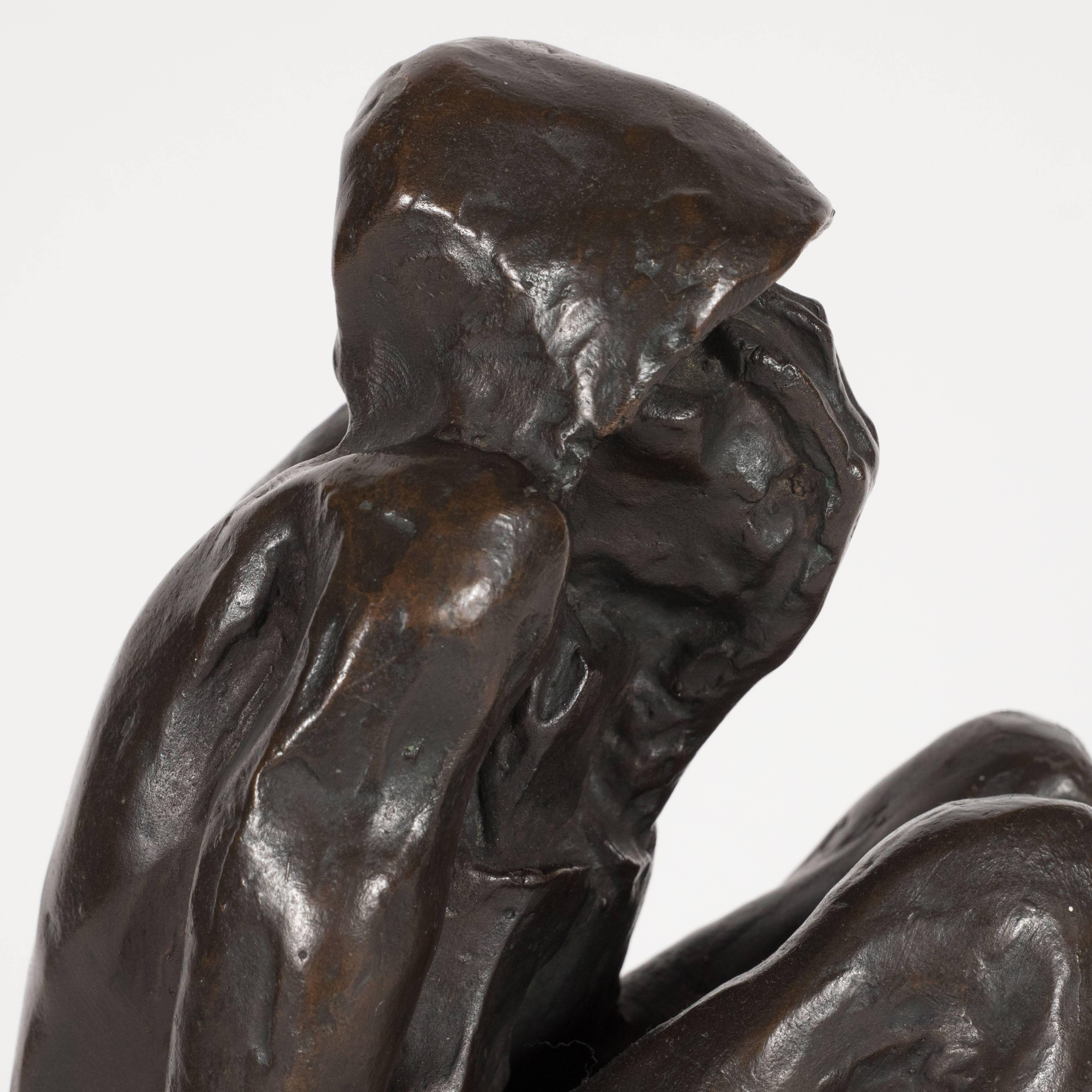 Bronze on Marble Base 