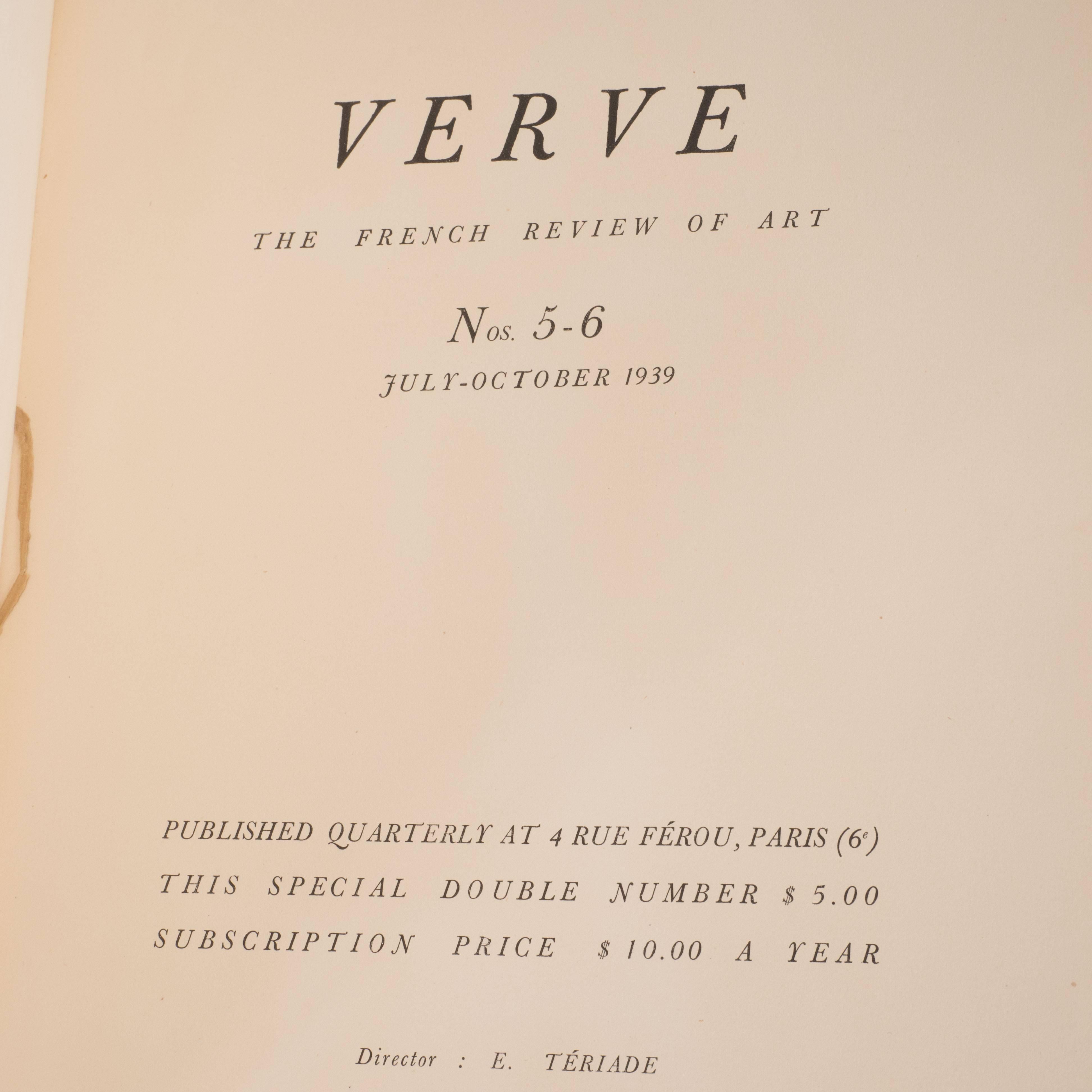220 Portraits by the Greatest Artists from the 11th to the 20th Century. First printing (American edition). Hardcover. Special double issue of this iconic French art journal especially for the New York's World's Fair, with original color lithograph