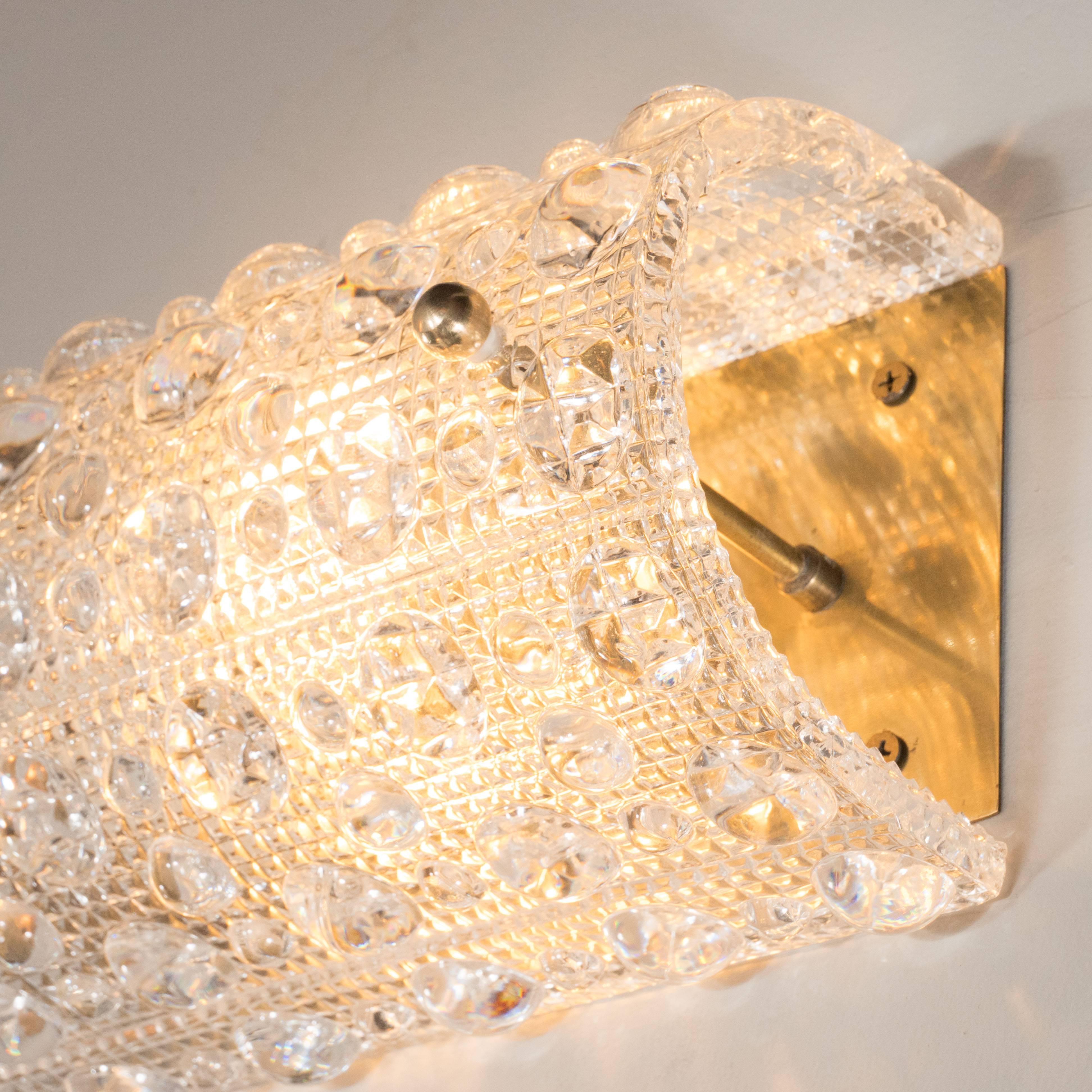 Mid-20th Century Mid-Century Handblown Glass Vanity Light by Carl Fagerlund for Orrefors