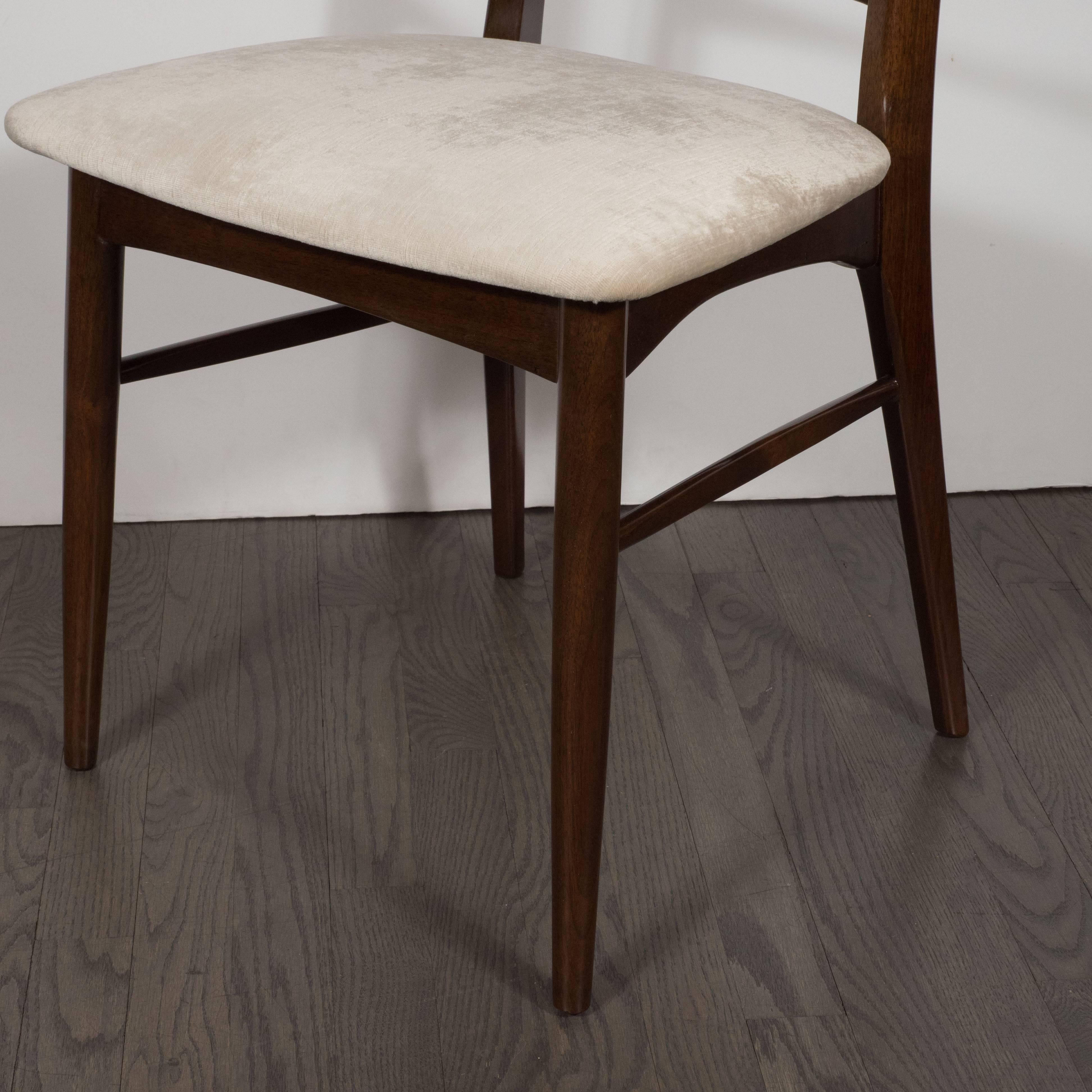 Refined Mid-Century Modernist Chair in Rubbed Rosewood by Niels O. Møller 3