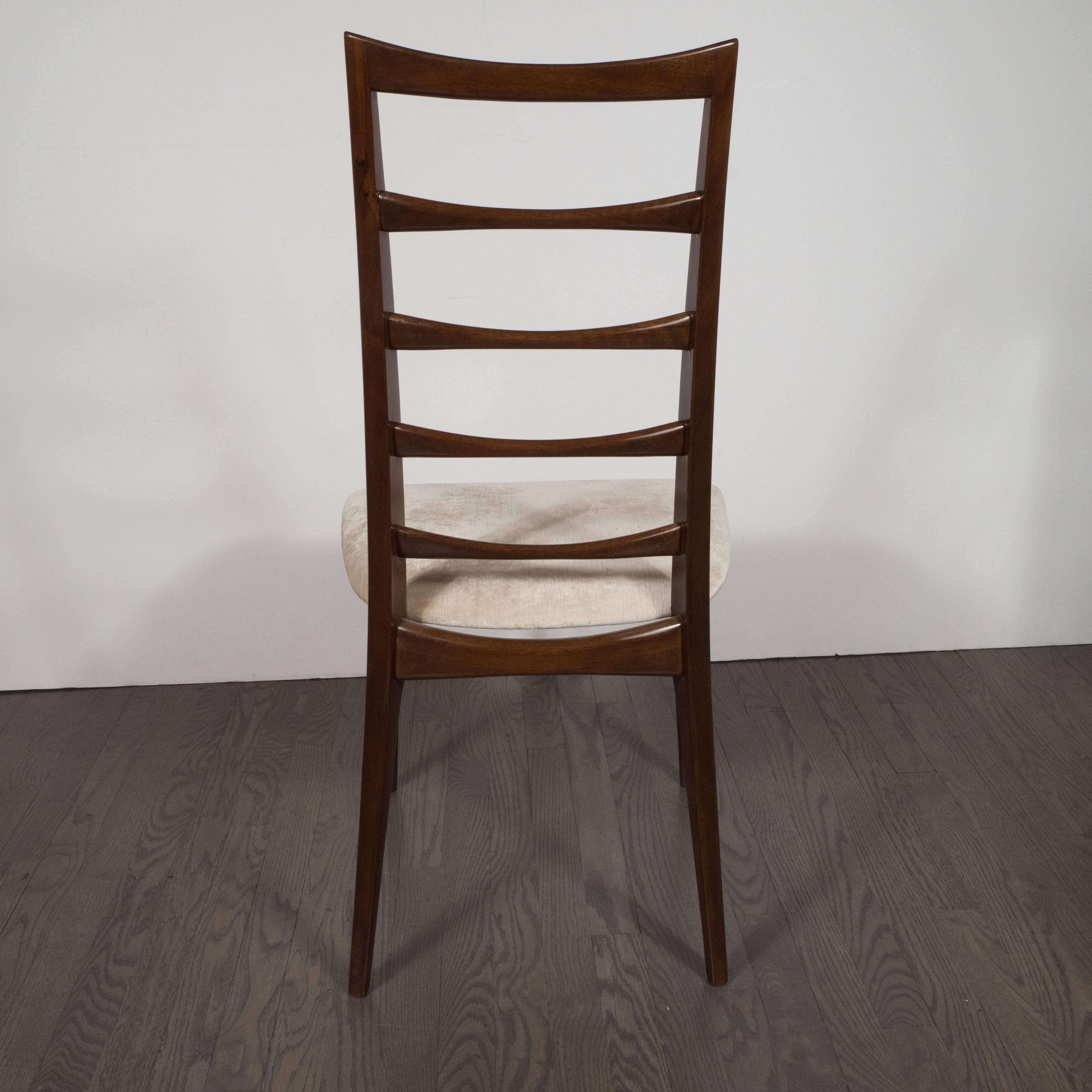 Mid-20th Century Refined Mid-Century Modernist Chair in Rubbed Rosewood by Niels O. Møller