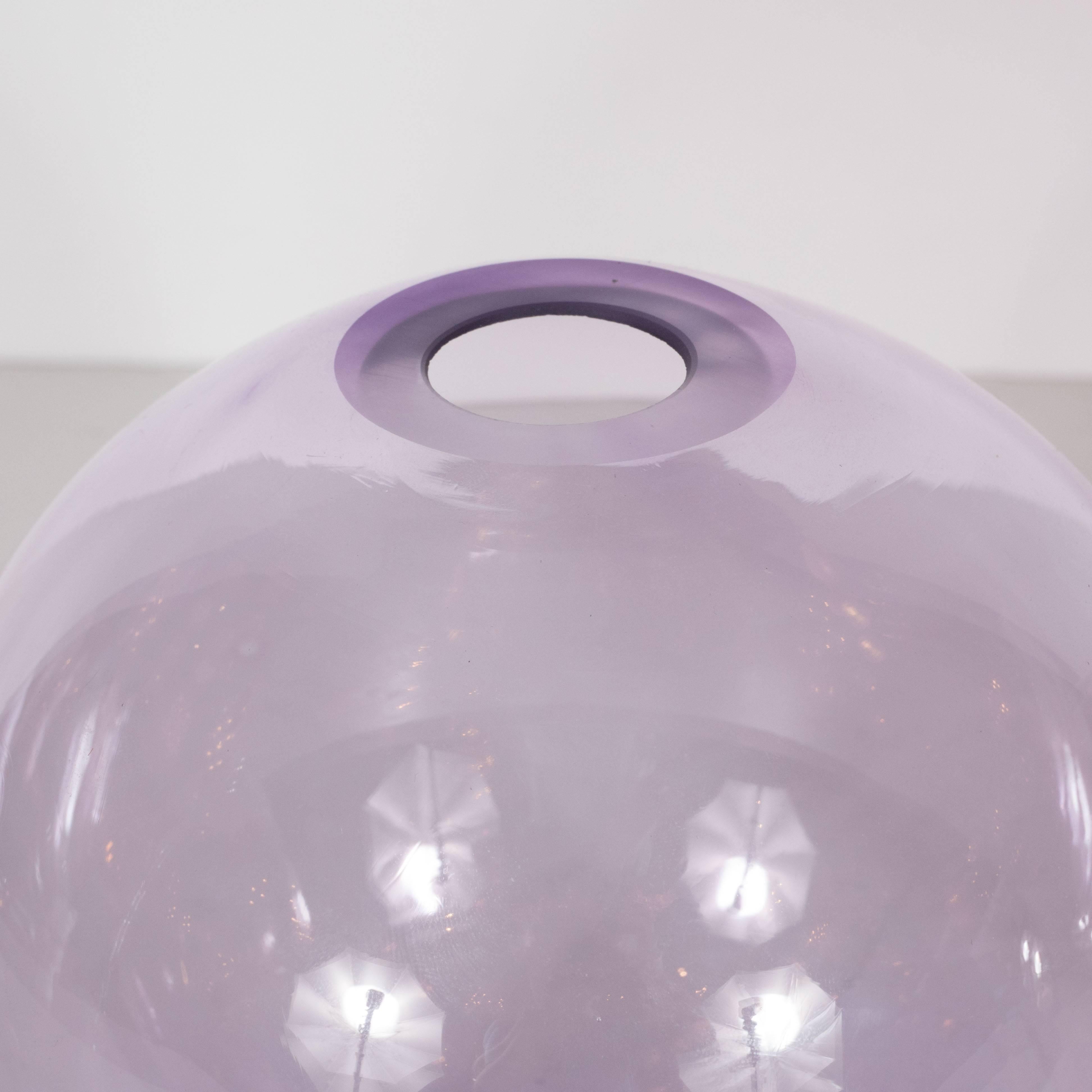 Pair of Sophisticated Modernist Amethyst and Pink Sapphire Vases by Nick Leonoff 1