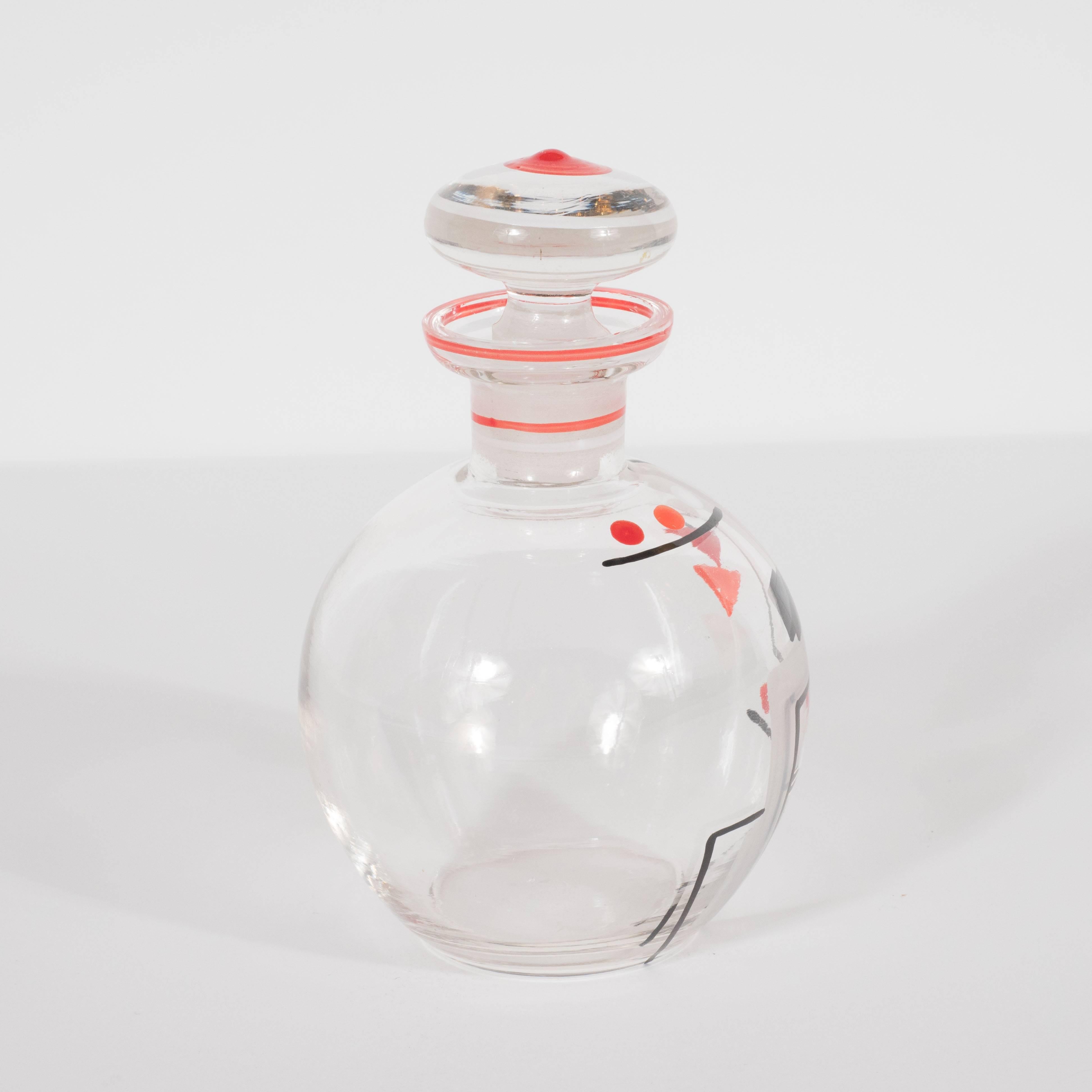 geometric perfume bottle