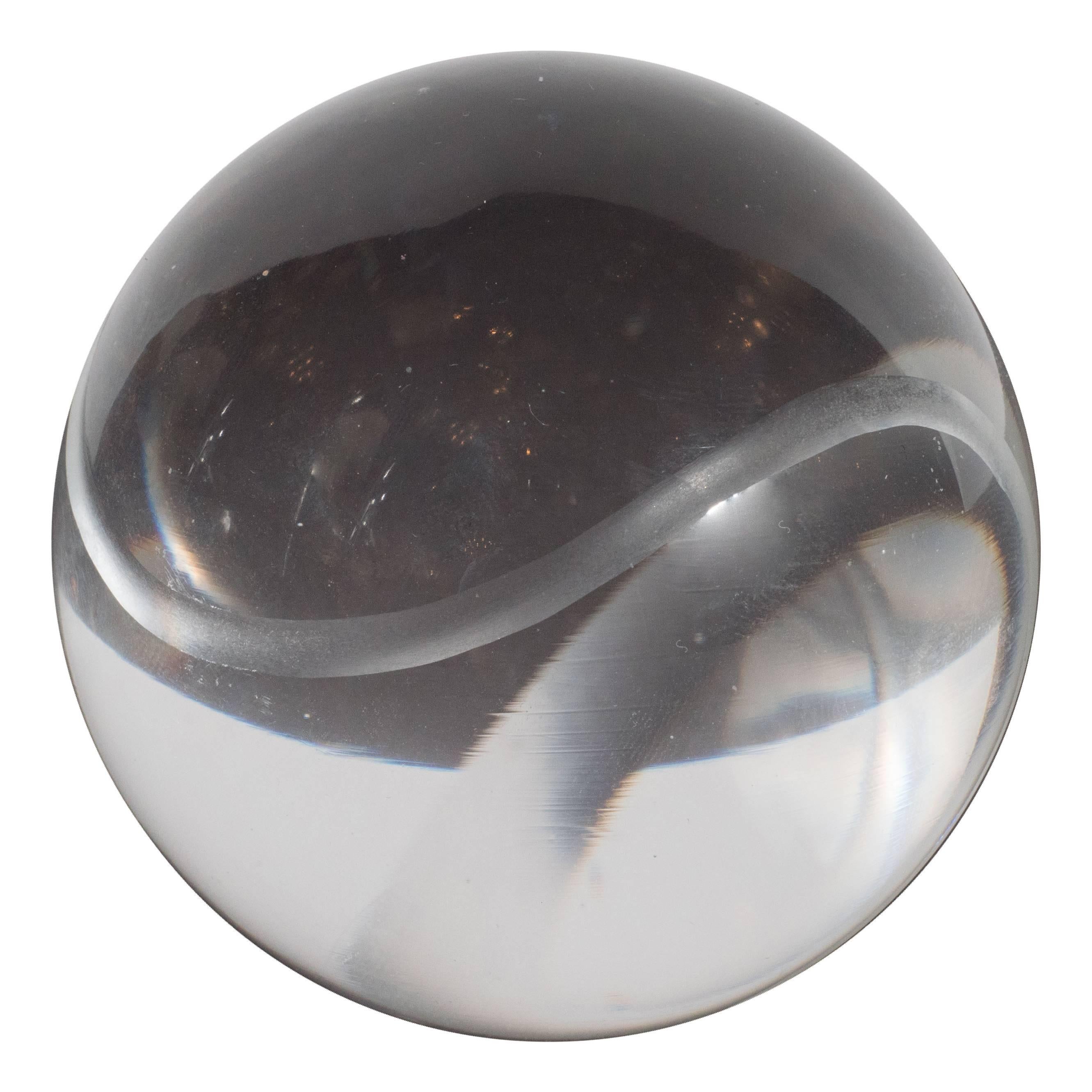 Mid-Century Modern Baseball Paperweight by Tiffany & Co. For Sale