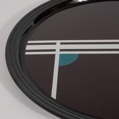 Machine Age Cubist Art Deco Tray, Designed by Donald Dohner for Westinghouse
