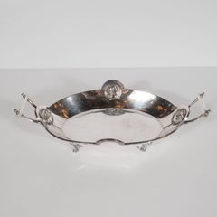 Redfield & Rice Silver Plated Etruscan Handled Bowl with Classical Motifs