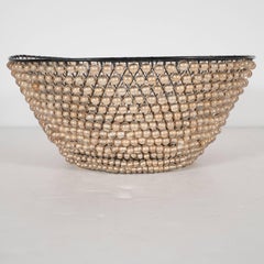 Modernist Basket with an Abundance of Translucent Beads by Kim Seybert