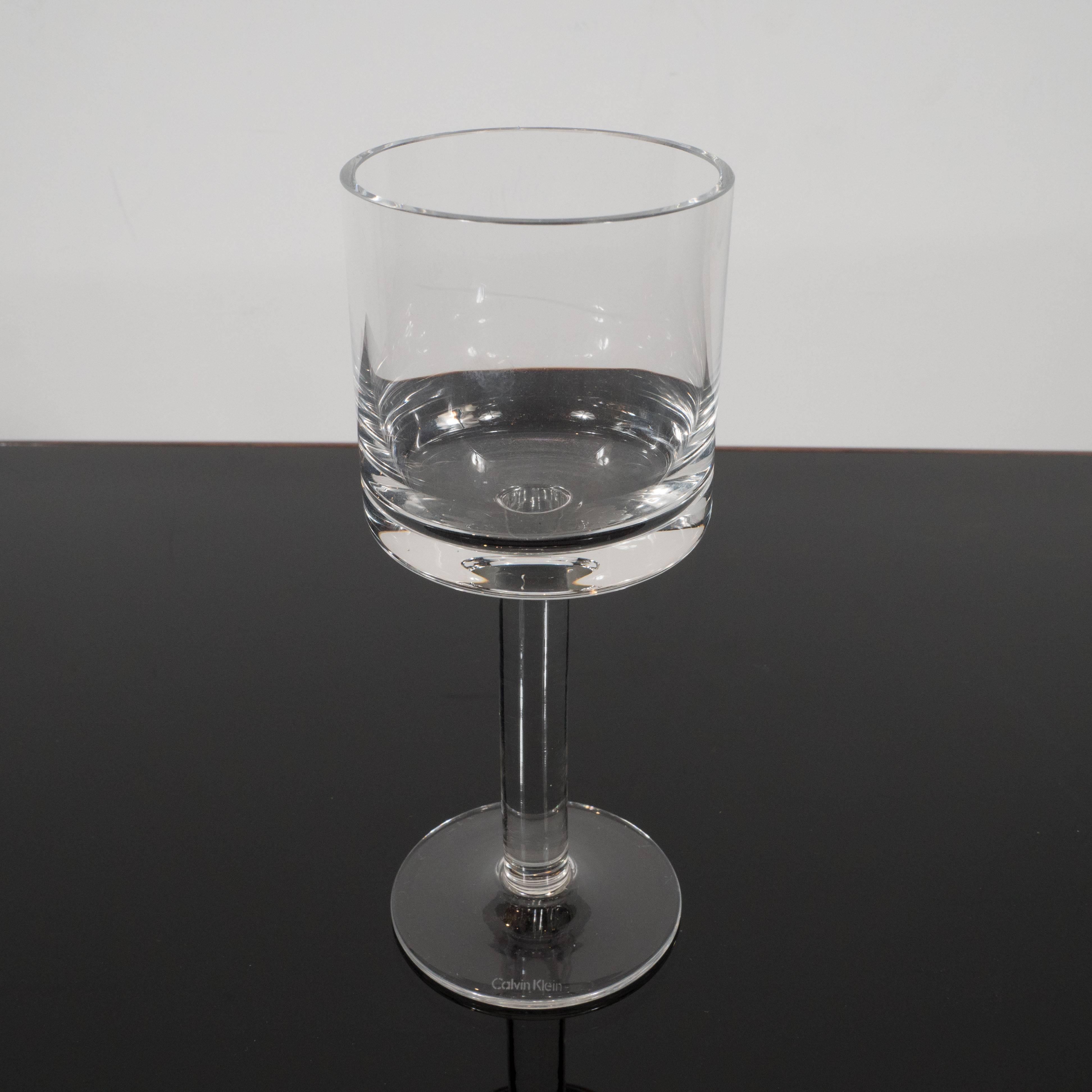 calvin klein wine glasses