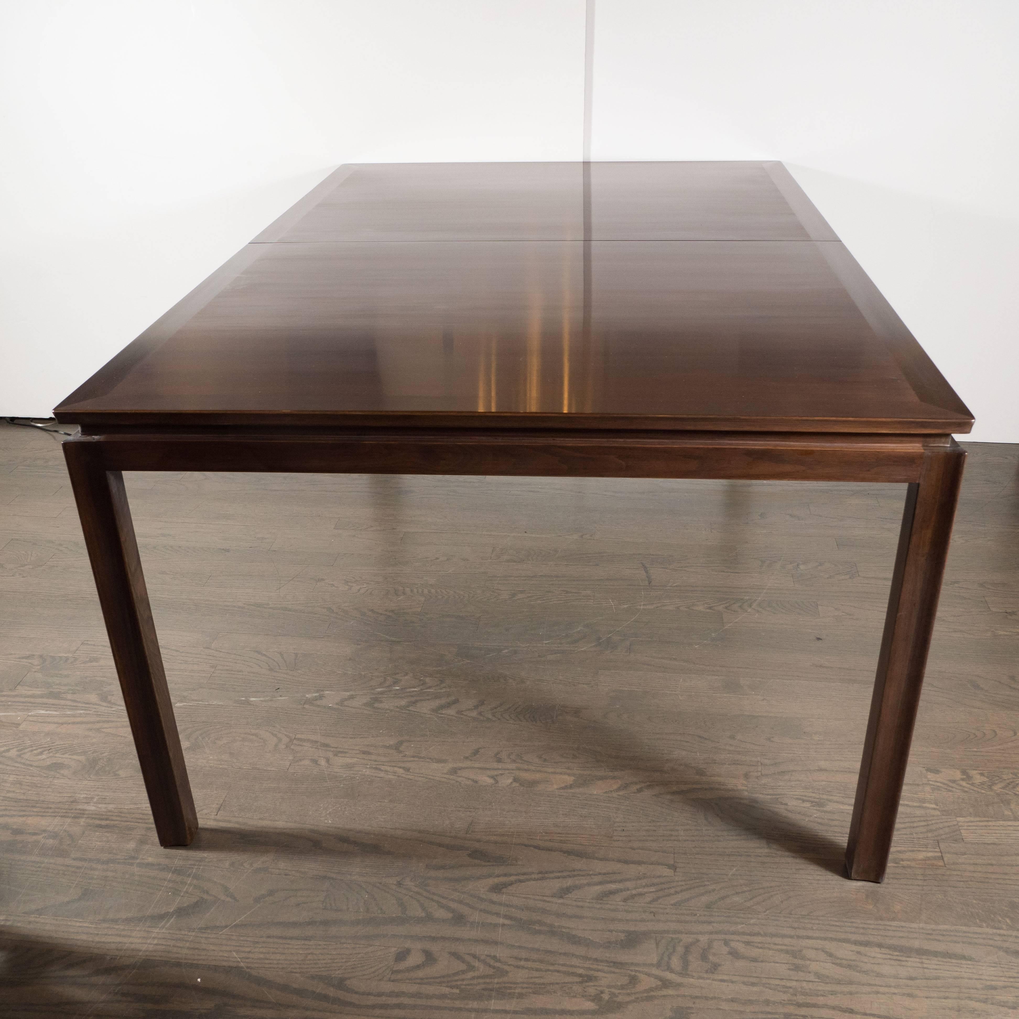 Mid-Century Modern Handrubbed Walnut Dining Table by Edward Wormley for Dunbar In Excellent Condition In New York, NY