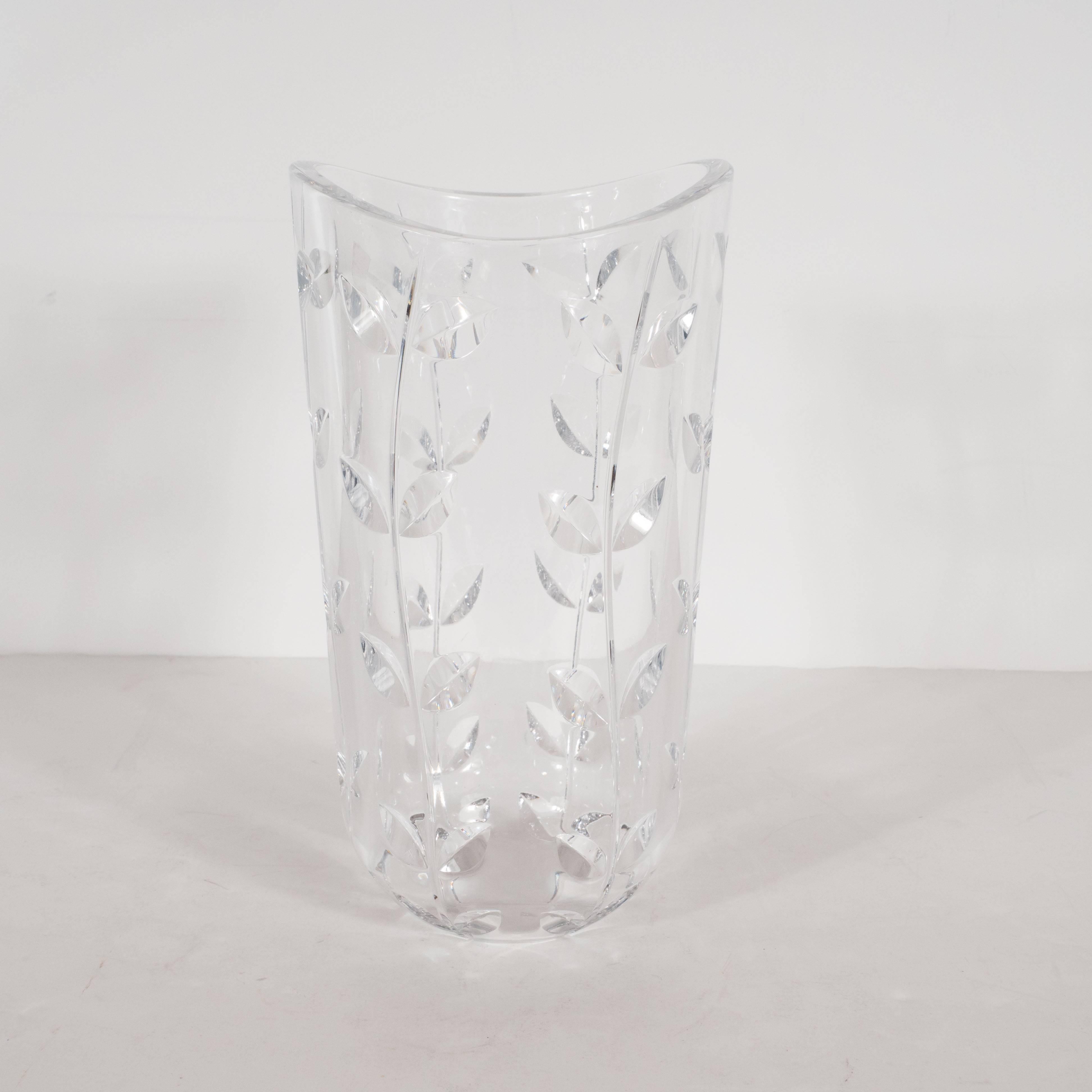 tiffany crystal vases