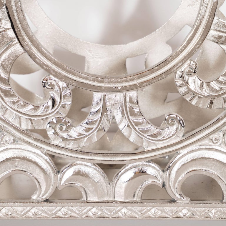 Art Deco Nickeled Bronze Greyhound Magazine Stand at 1stDibs