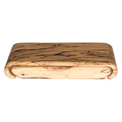 Modernist Handcrafted Sliding Box in Pale Moon Ebony from Laos by Nick Molignano
