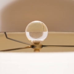 Pair of Modernist Handblown Murano Glass Table Lamps with 24-Karat Gold Flecks