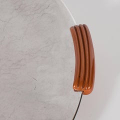 Art Deco Machine Age Hand-Hammered Aluminum & Bakelite Bar Tray by Guildcraft