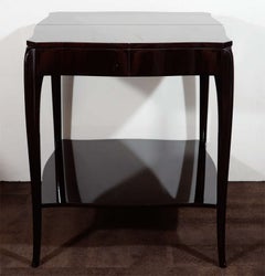 Art Deco/ Hollywood Occasional Table with Cabriolet Style Legs
