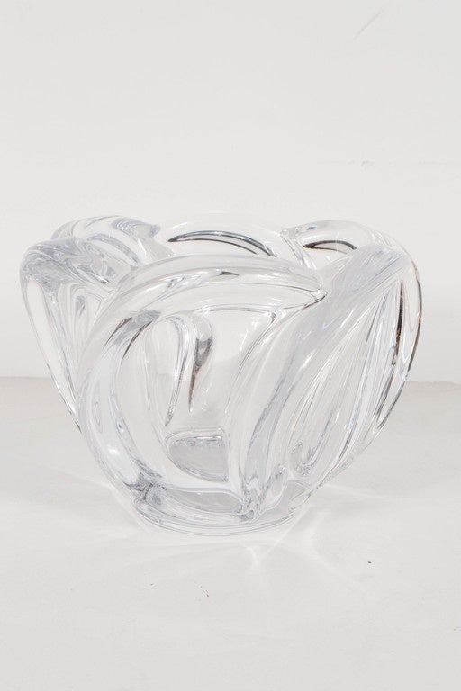 tulip crystal bowl