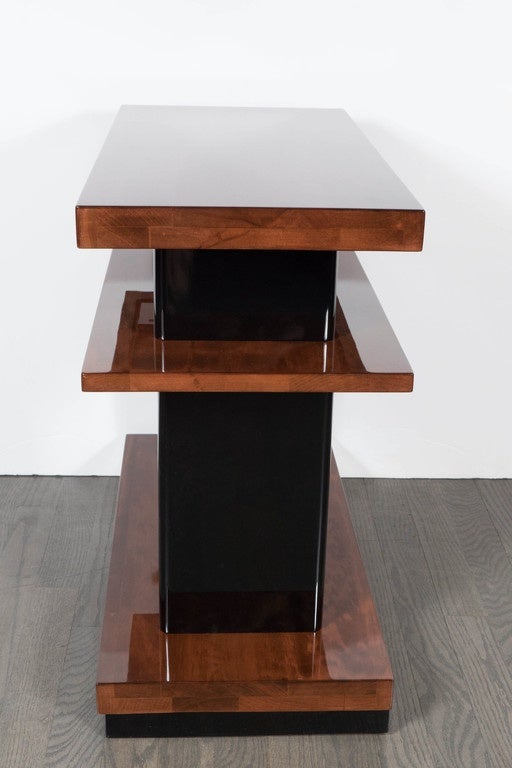 Art Deco Two-Tier Occasional Side Table by Modernage 1