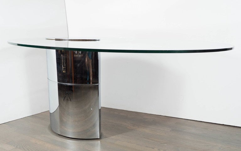 Late 20th Century Mid-Century Modernist Cini Boeri Lunario Desk/Table by Gavina for Knoll