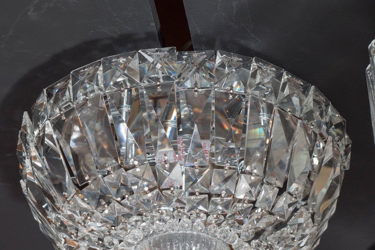 1940s crystal chandelier