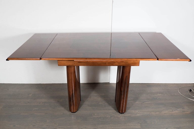 Art Deco Extension Dining Table in Mahogany 4