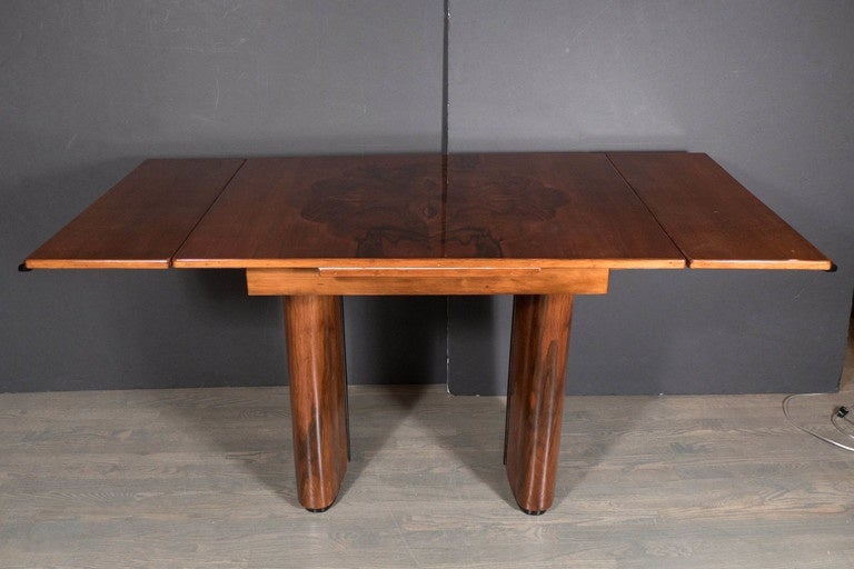Art Deco Extension Dining Table in Mahogany 5
