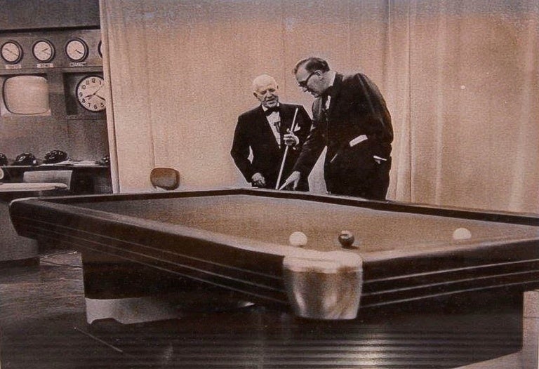 Art Deco Brunswick Pool Table in Rosewood with Brushed and Polished Aluminum  2
