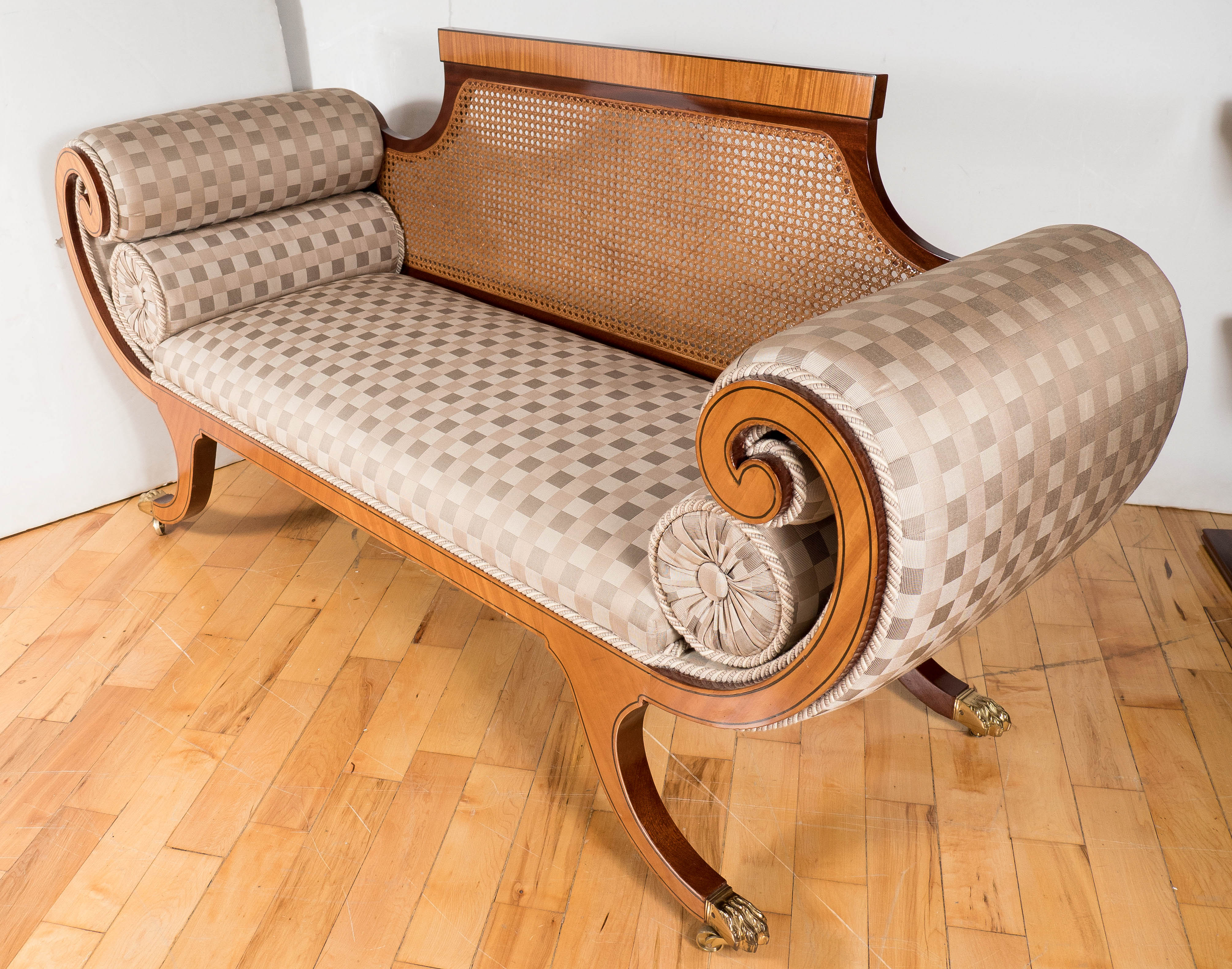 Mid-19th Century Elegant Biedermeier Sofa with Neoclassical Detailing, Germany, circa 1840