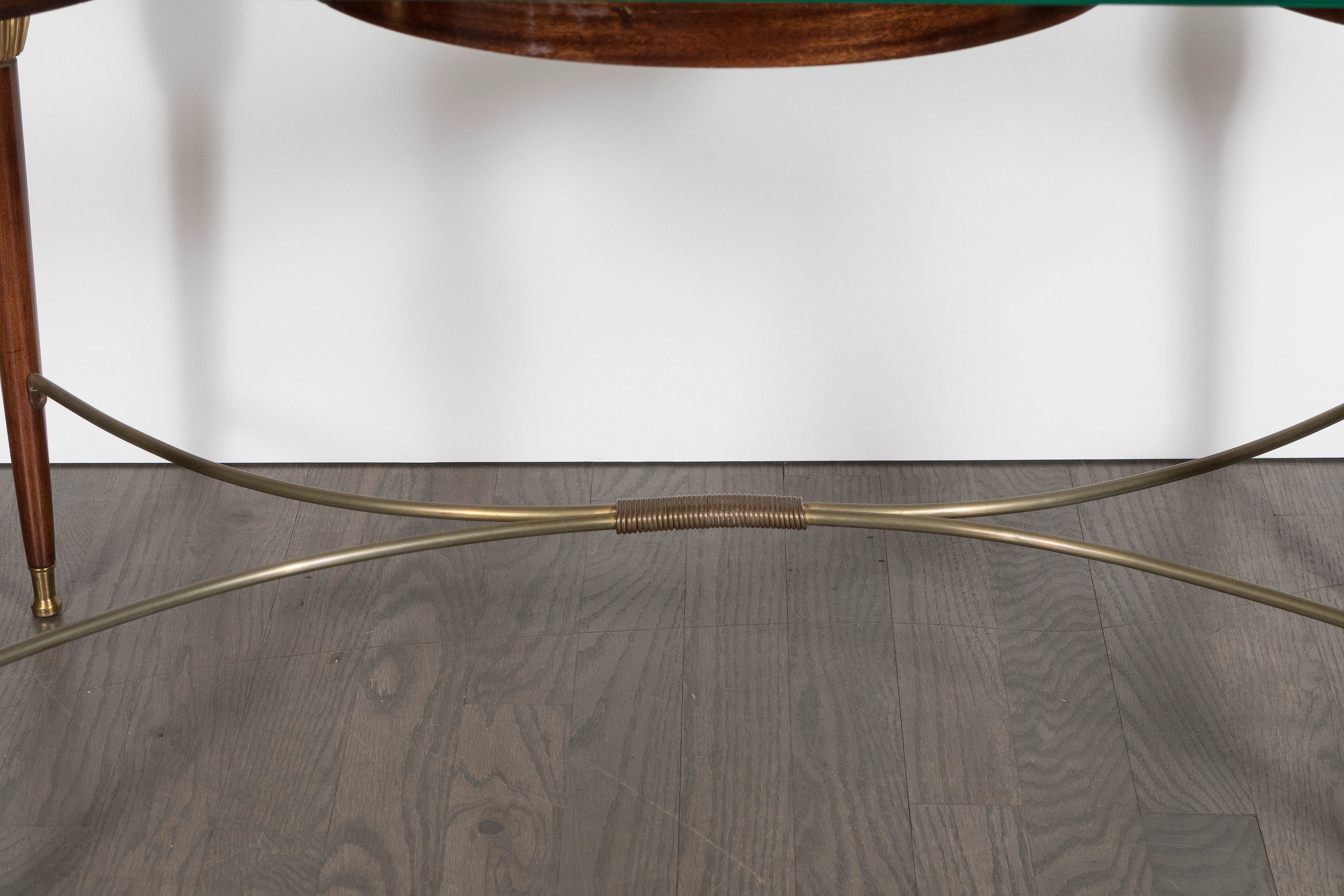 Inlay Mid-Century Modern Italian Cocktail Table in the Style of Gio Ponti, circa 1945