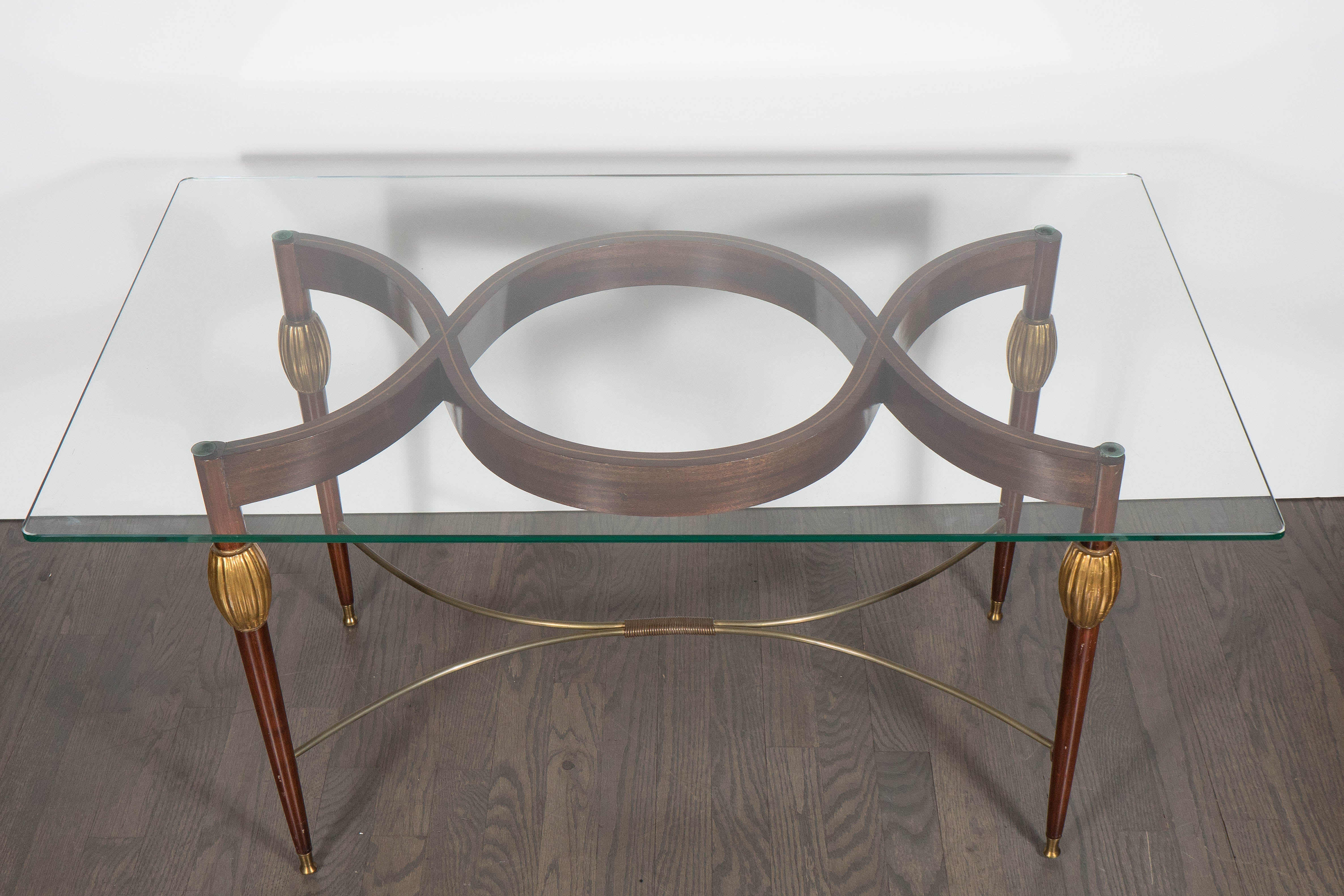 Mid-Century Modern Italian Cocktail Table in the Style of Gio Ponti, circa 1945 In Excellent Condition In New York, NY