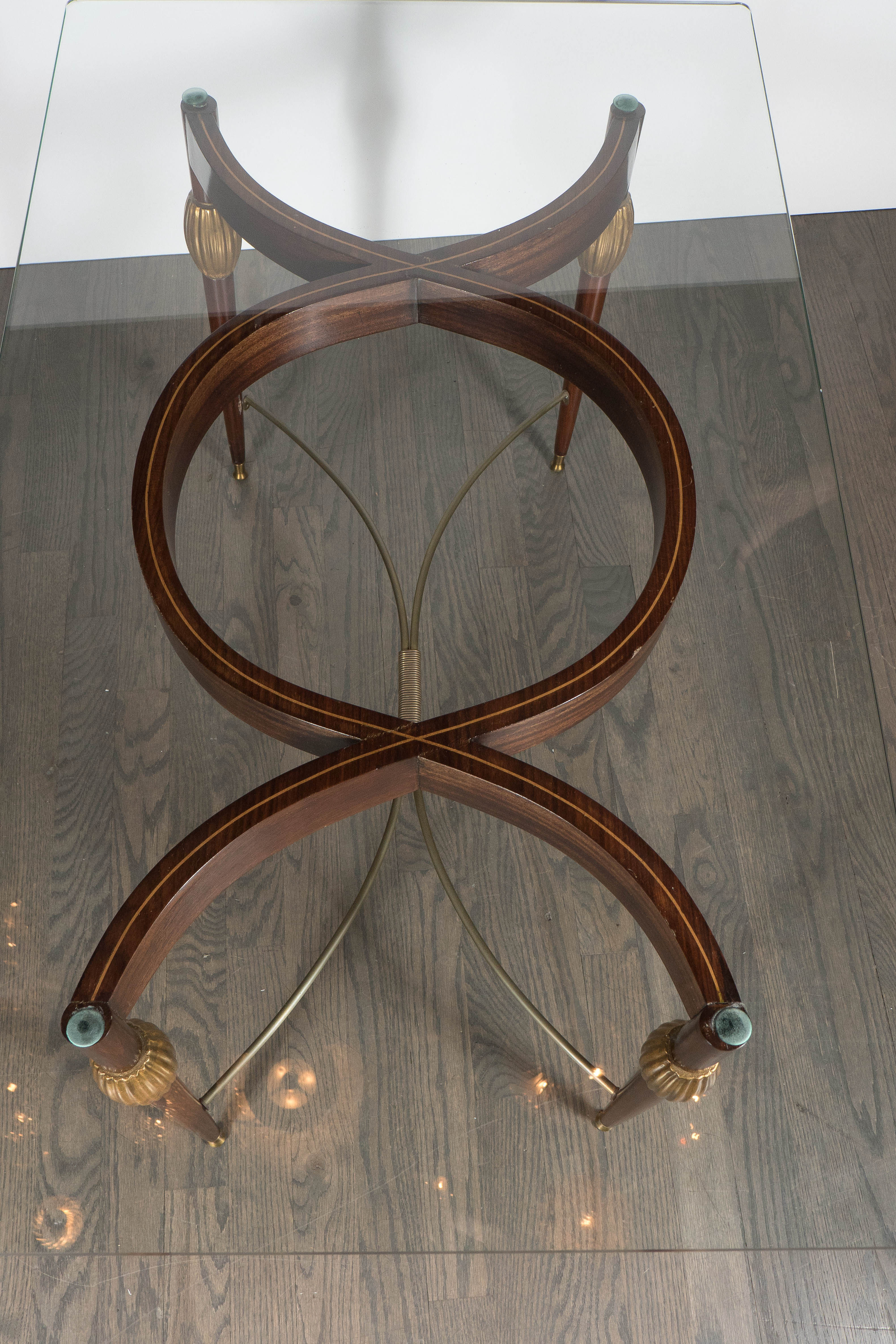 Mid-Century Modern Italian Cocktail Table in the Style of Gio Ponti, circa 1945 2