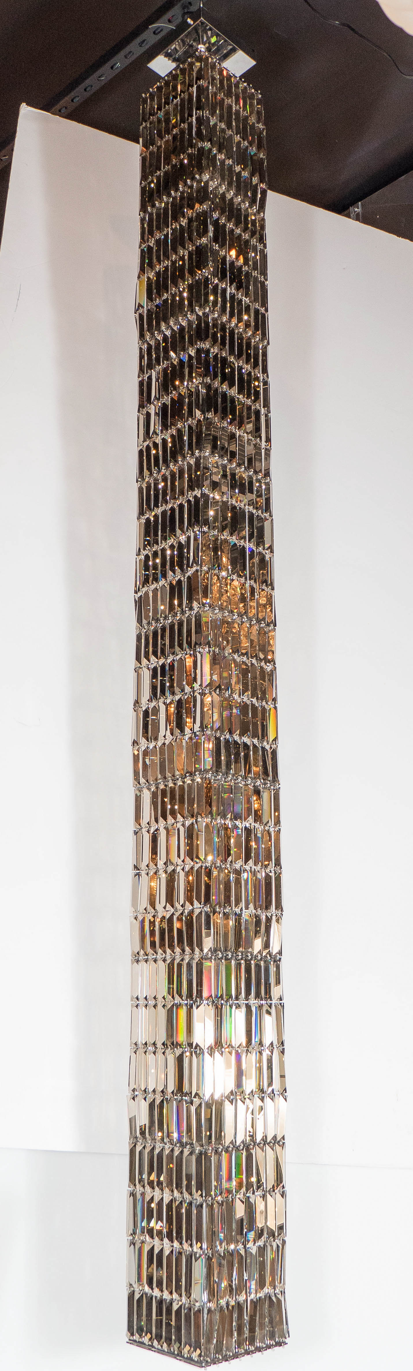 'Glitterbox' Column Chandelier by George Beadle for Swarovski
