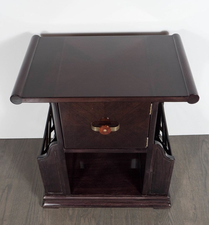 art deco telephone table
