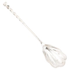 Arts & Crafts Movement Sterling Silver Sugar Spoon signed Whiting Manufacturing