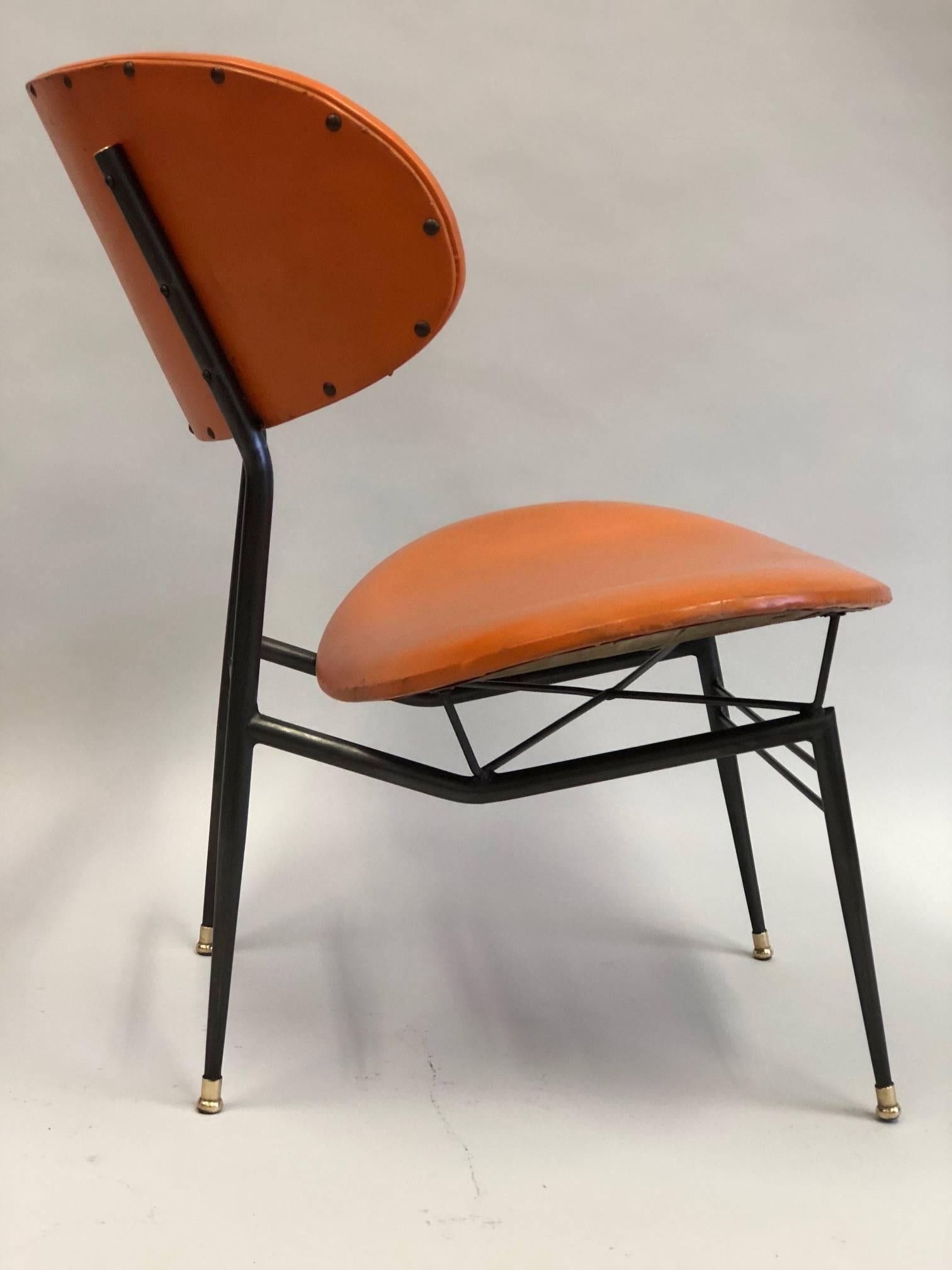 20ième siècle Deux paires de chaises longues italiennes mi-siècle moderne par Gastone Rinaldi en vente