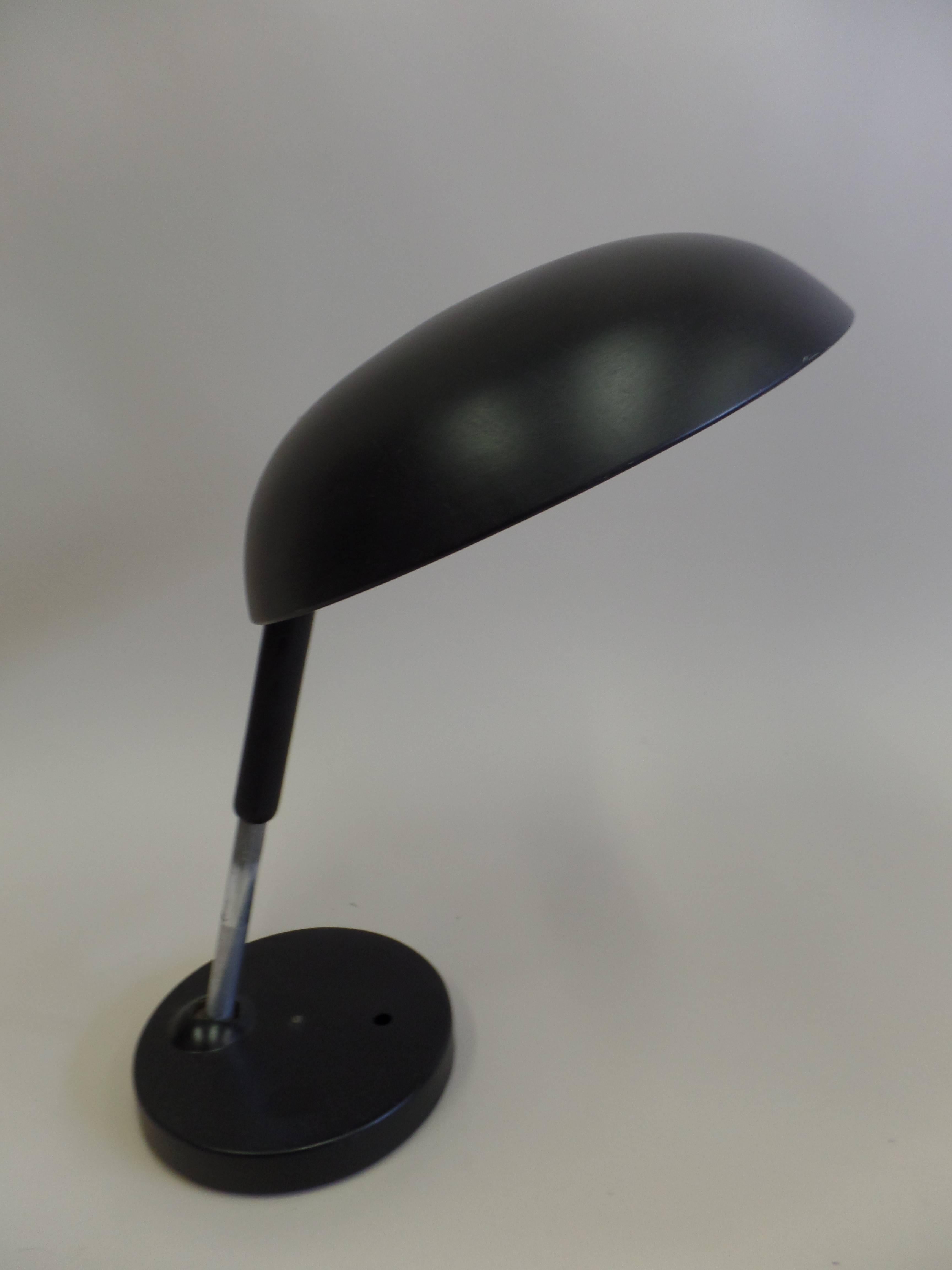 Mid-Century Modern Bauhaus Style Desk Lamp Attributed to Karl Trabert For Sale