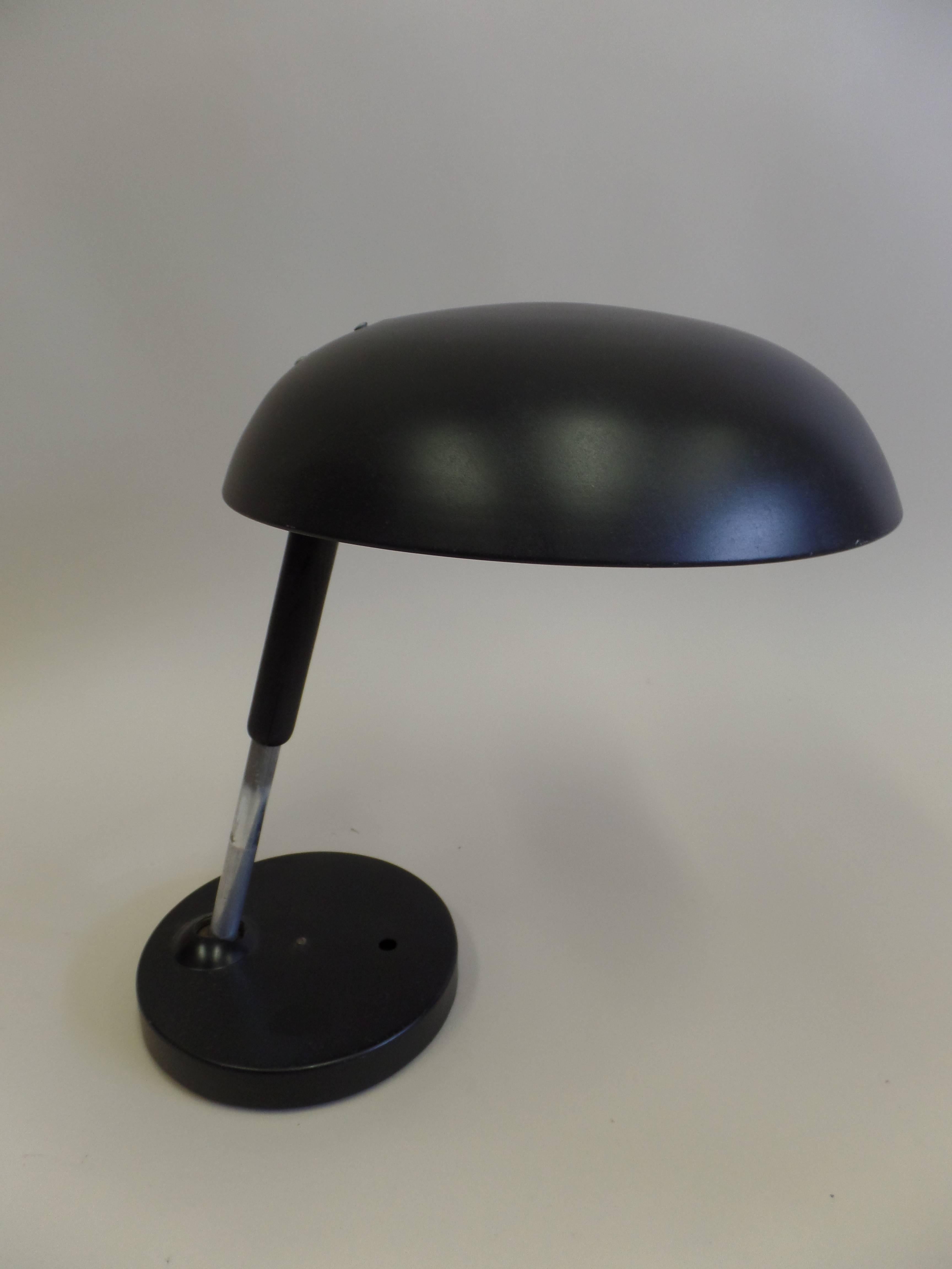 German Bauhaus Style Desk Lamp Attributed to Karl Trabert For Sale