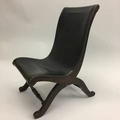 3 Mid-Century Modern Neoclassical Slipper / Lounge Chairs, Pierre Lottier, 1940