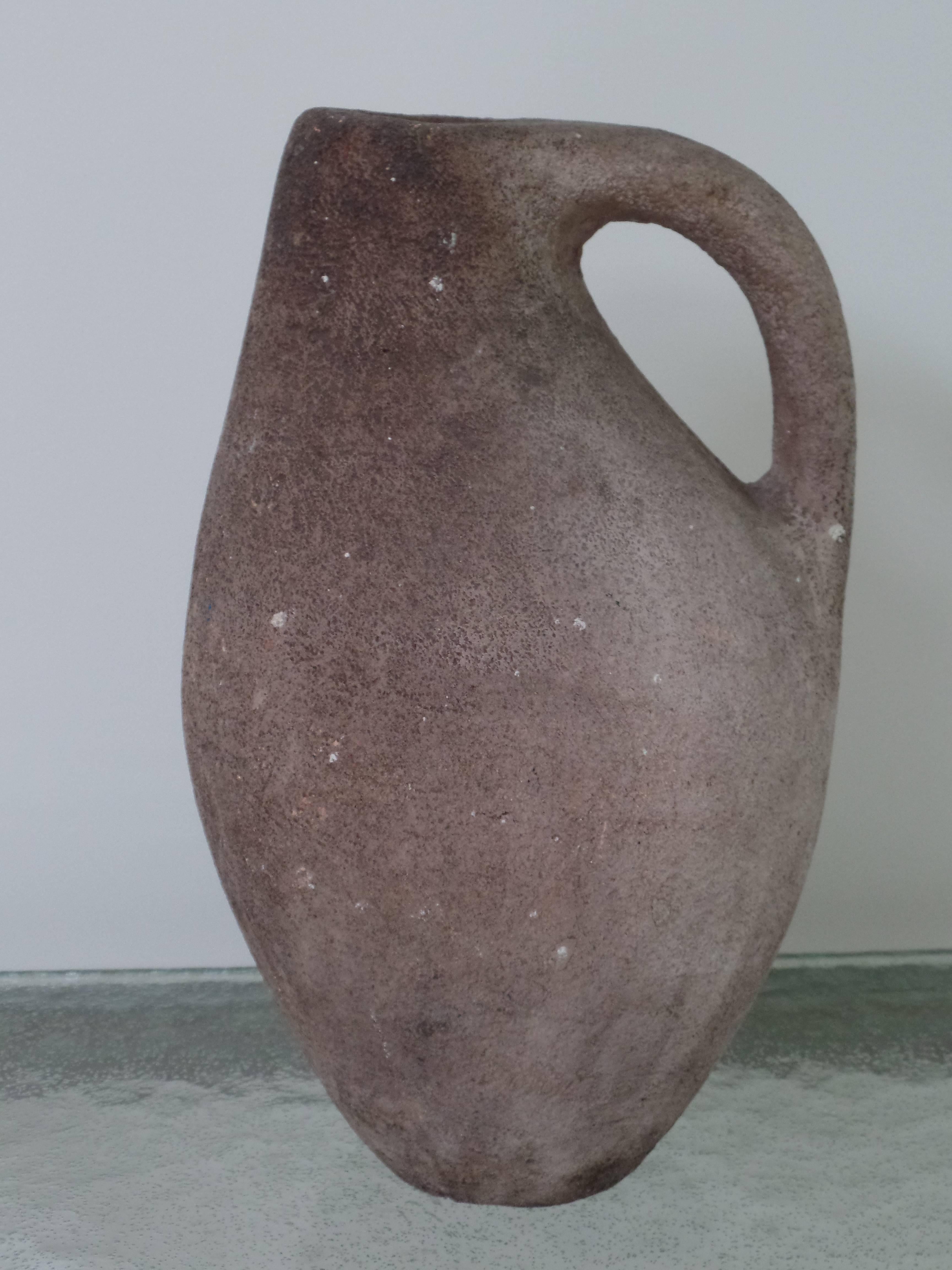 French Mid-Century Modern / Art Deco Ceramic Amphora/ Vase /Pitcher, 1930 Signed For Sale 1