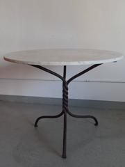 Custom French Modern Neoclassical Hand-Wrought Iron Table Base