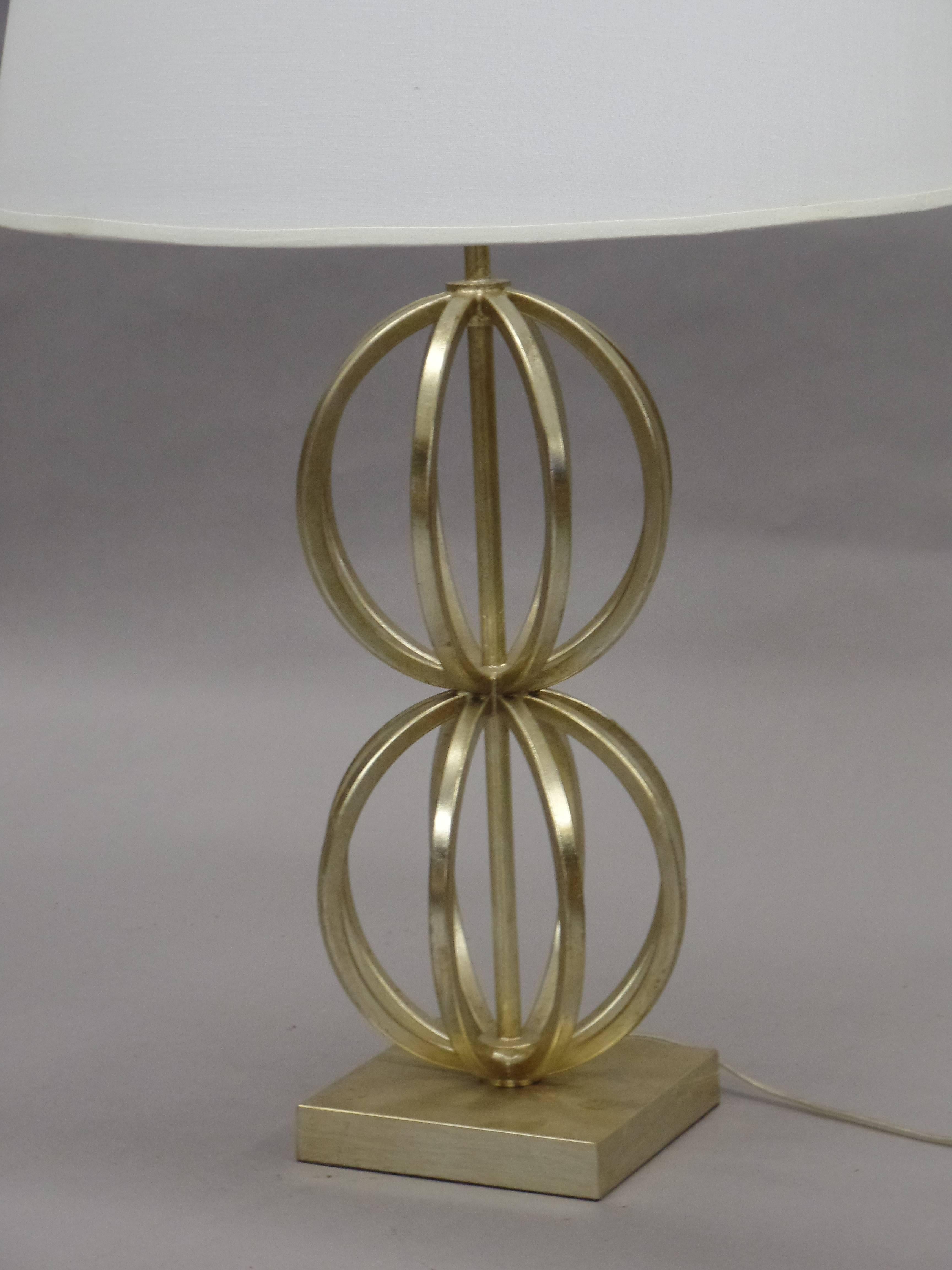 Mid-Century Modern Astrolable Table Lamp in the Style of Jean Royere