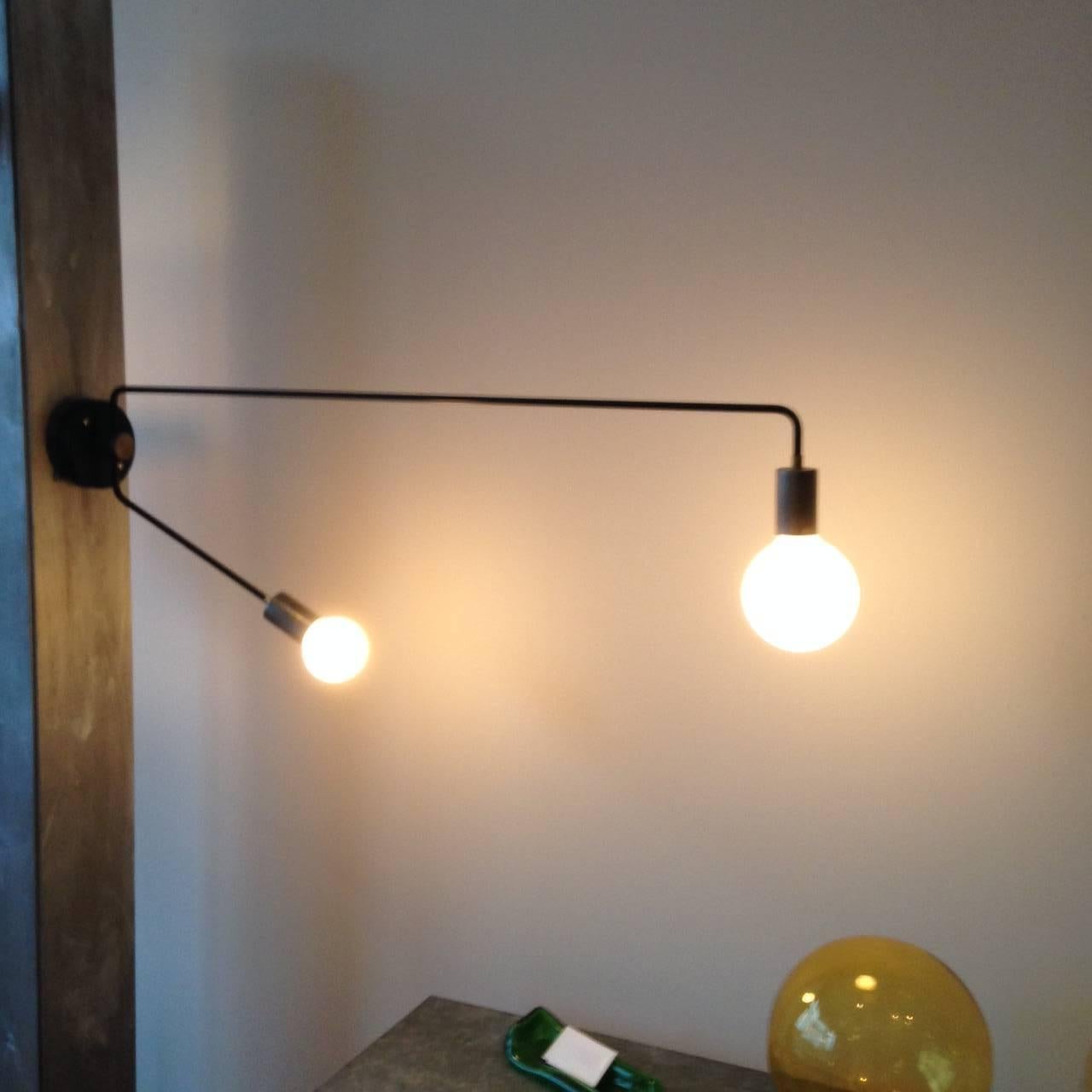 articulating wall light