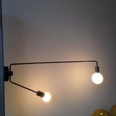 Four Modern Articulating Wall Arm Extension Lights / Sconces