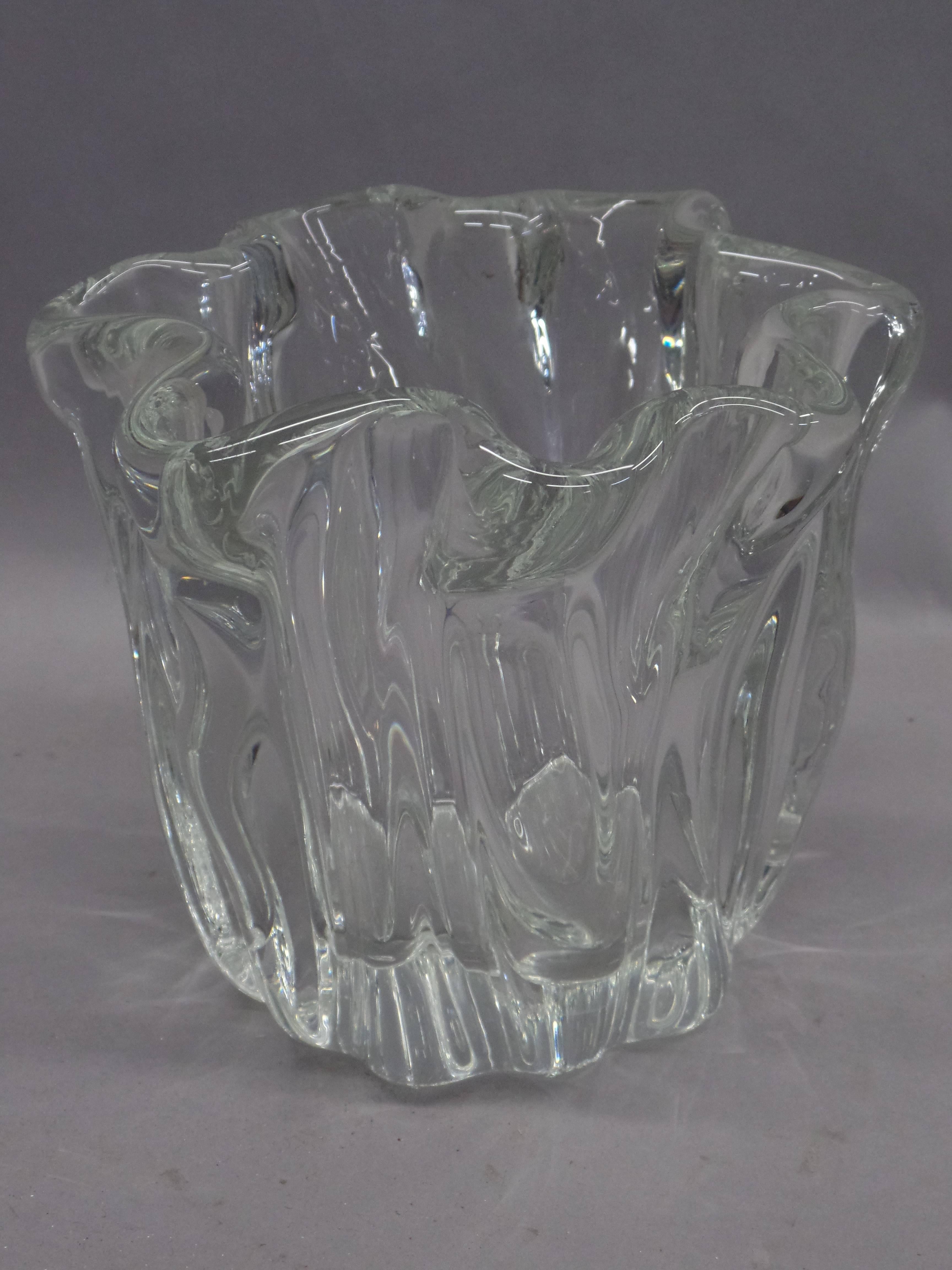 scandinavian glass vase