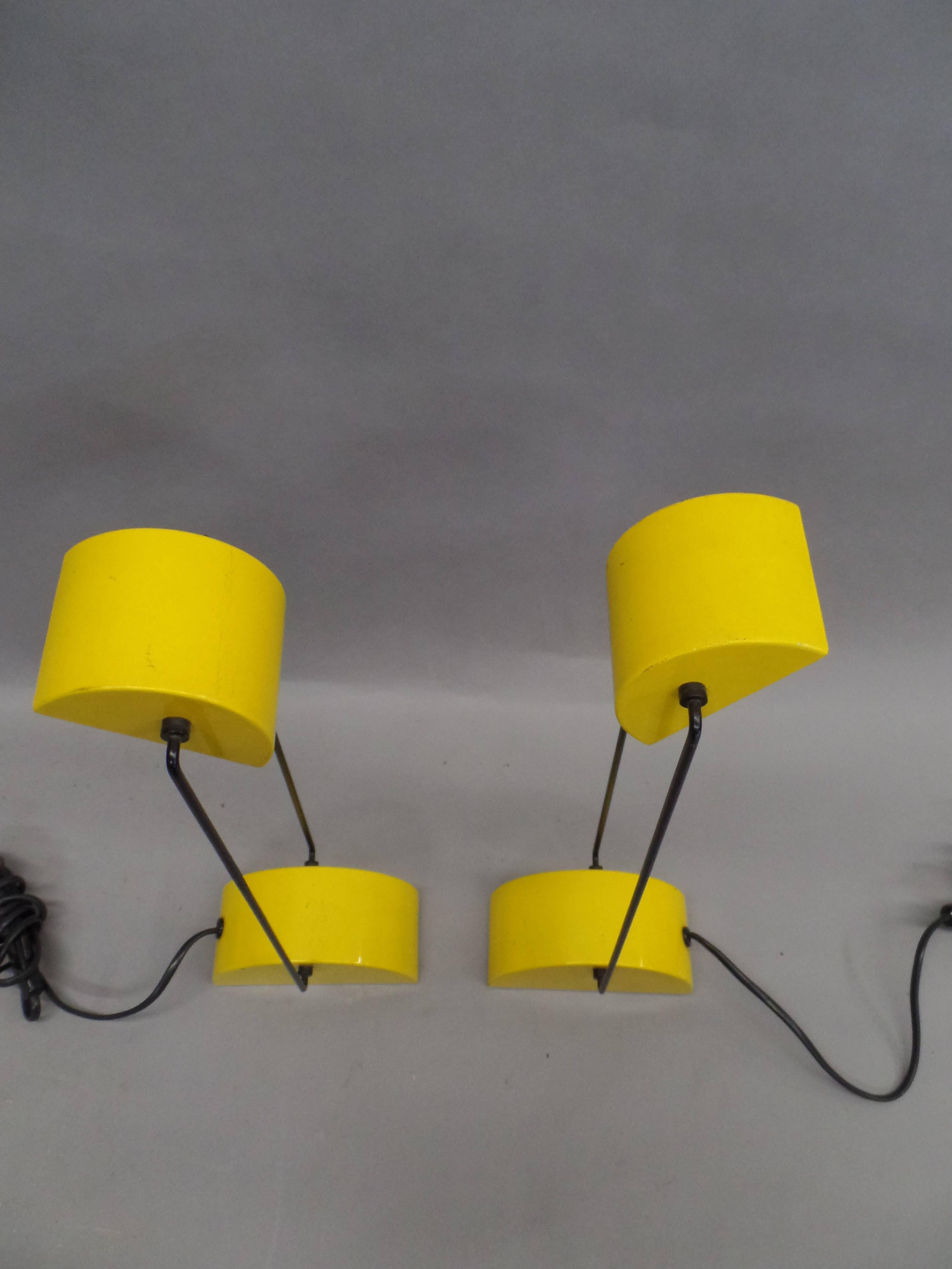 Pair of Italian Design Desk Lamps by Bilumen 1