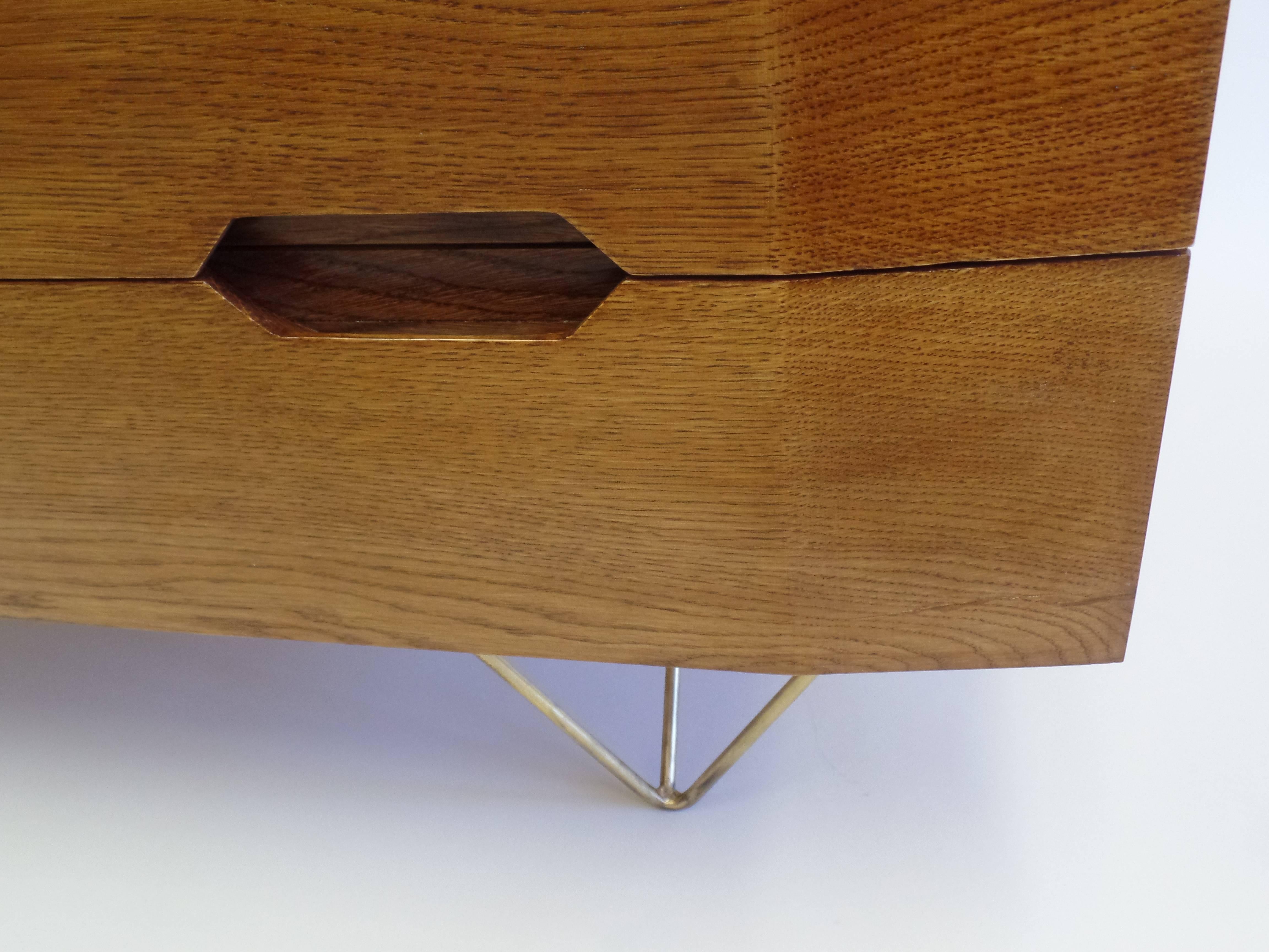 2 Italian Mid-Century Modern Commodes or Chests of Drawers, Circle of Gio Ponti For Sale 1