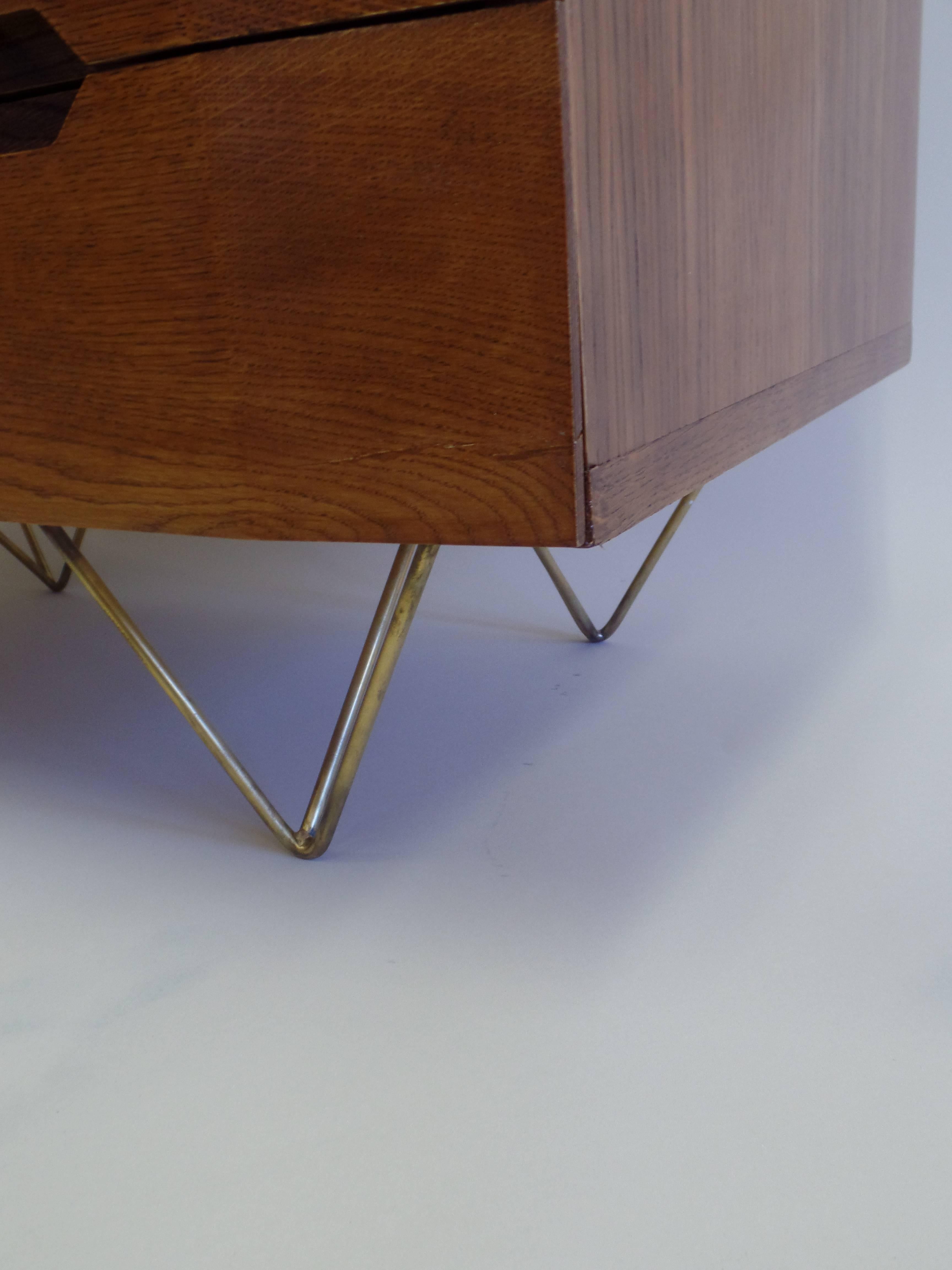 2 Italian Mid-Century Modern Commodes or Chests of Drawers, Circle of Gio Ponti For Sale 2